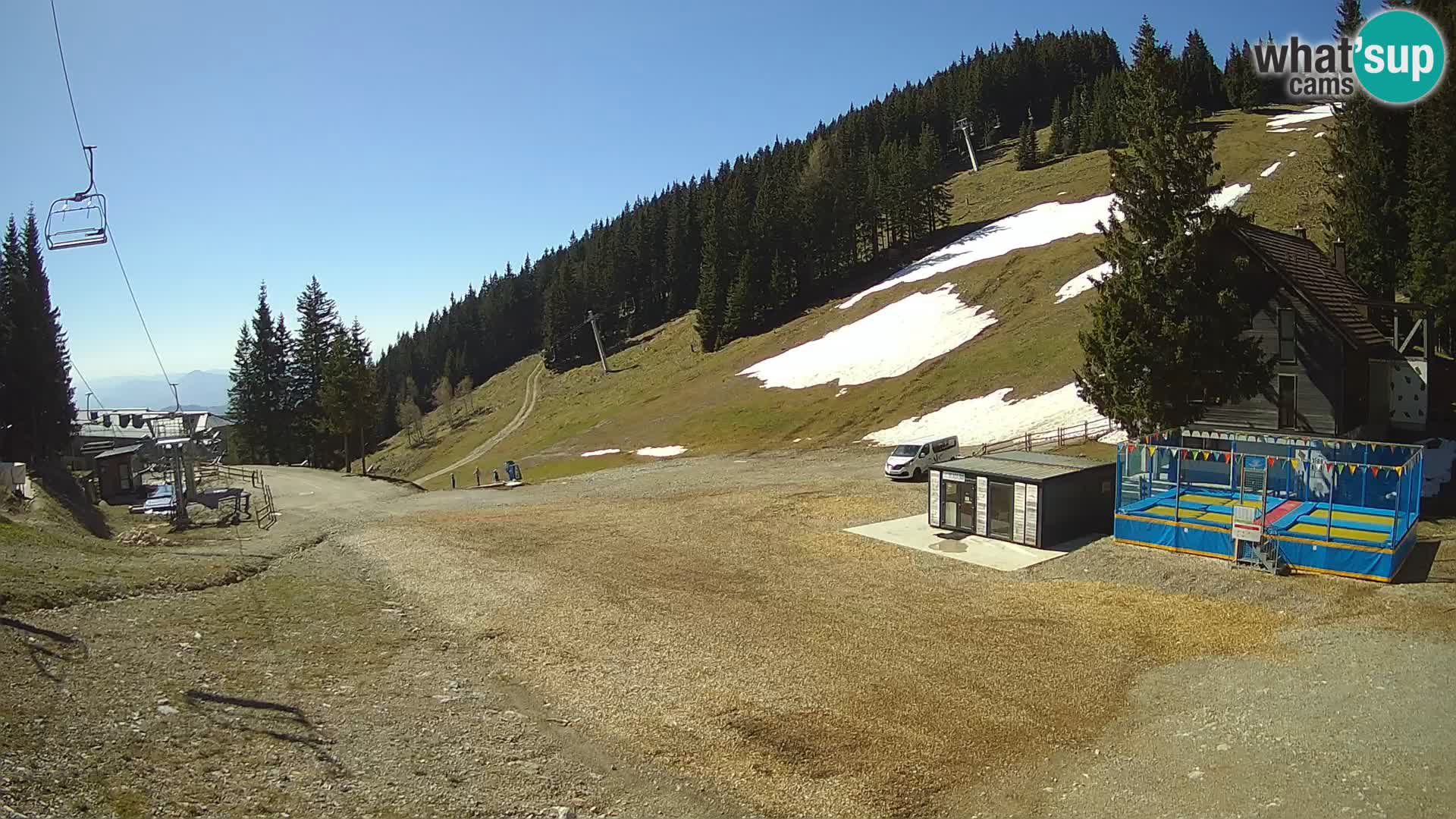 Webcam en direct de la station de ski de GOLTE – vue sur Medvedjak – Slovénie