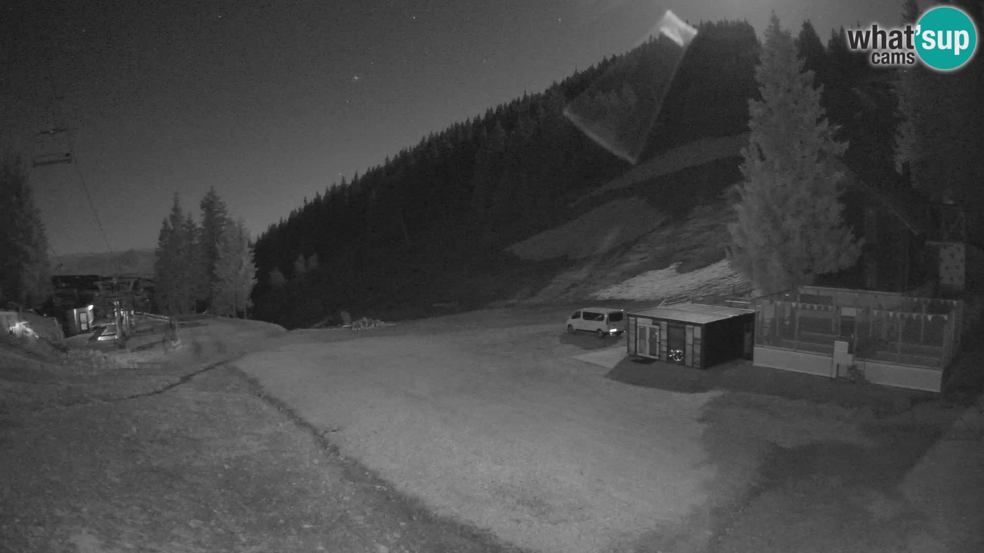 Cámara web en vivo de la estación de esquí GOLTE – vista a Medvedjak – Eslovenia