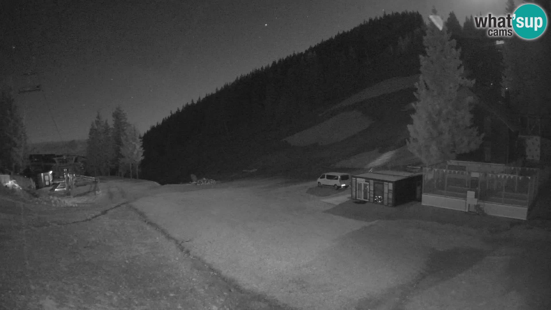 Cámara web en vivo de la estación de esquí GOLTE – vista a Medvedjak – Eslovenia
