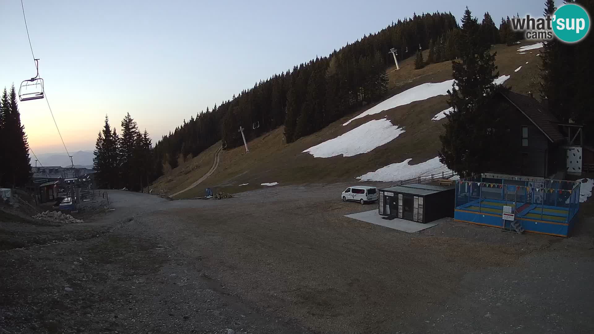 GOLTE Ski resort live webcam – view to Medvedjak – Slovenia