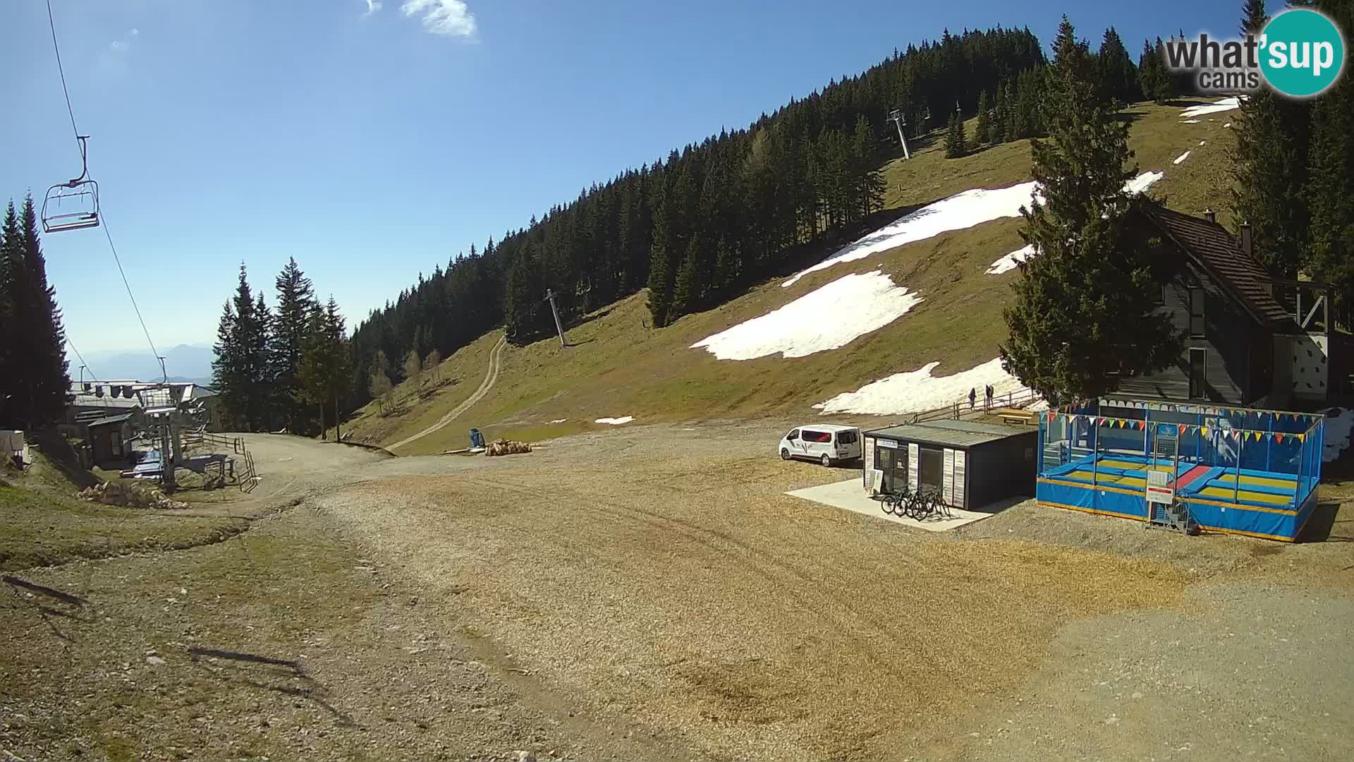 Cámara web en vivo de la estación de esquí GOLTE – vista a Medvedjak – Eslovenia