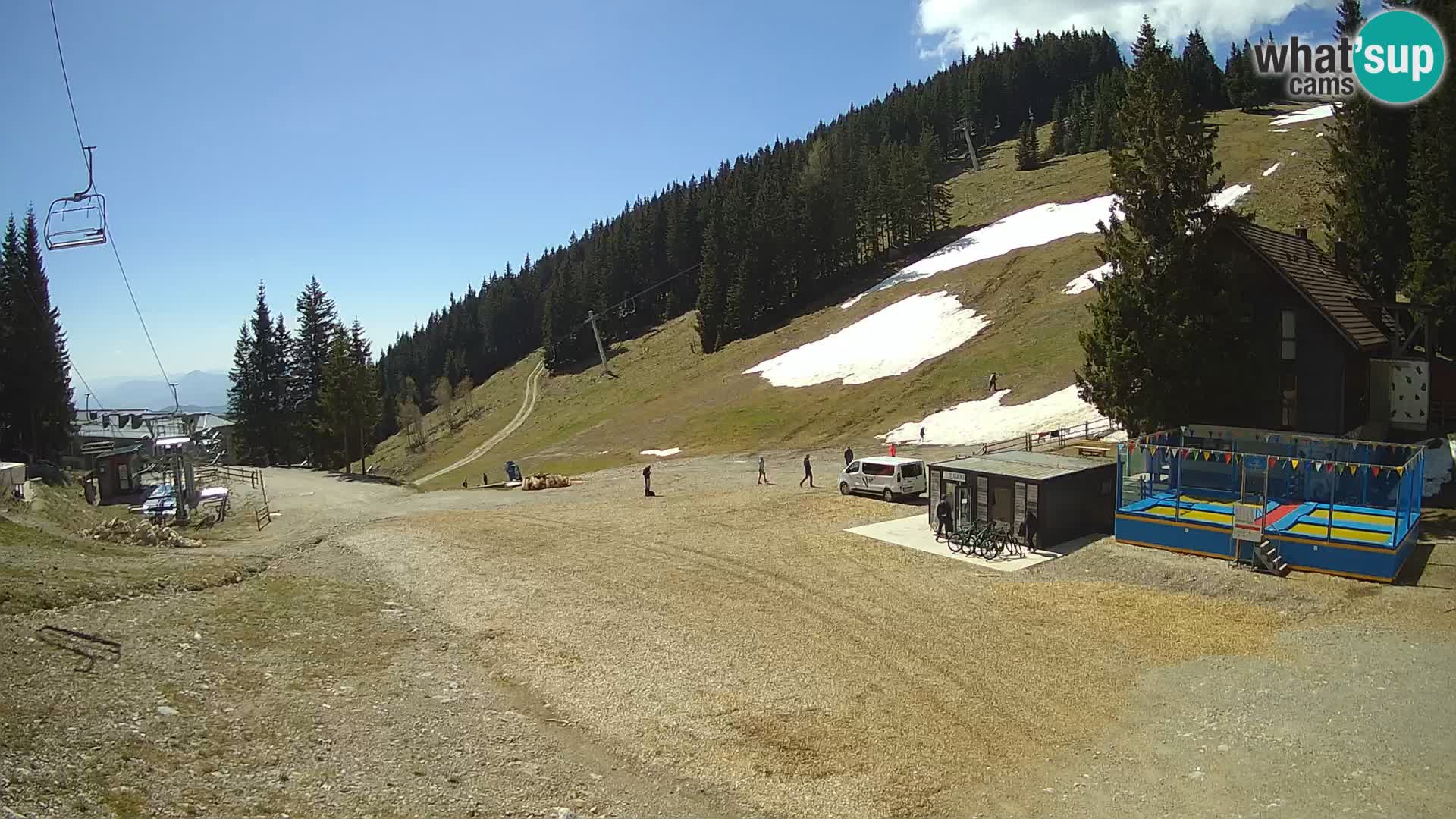 Cámara web en vivo de la estación de esquí GOLTE – vista a Medvedjak – Eslovenia