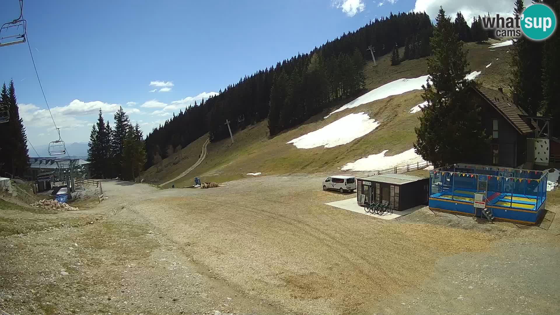 Webcam en direct de la station de ski de GOLTE – vue sur Medvedjak – Slovénie