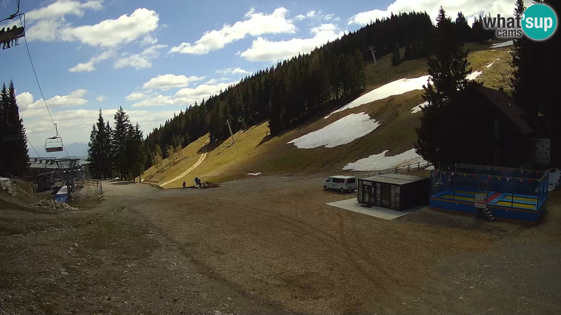 GOLTE Ski resort live webcam – view to Medvedjak – Slovenia
