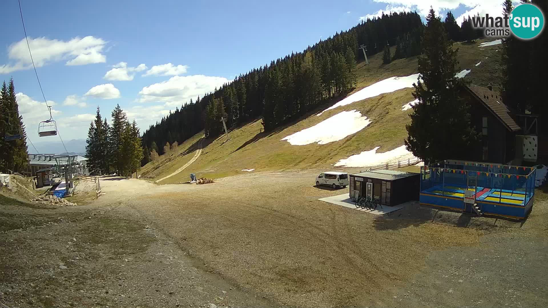 GOLTE Ski resort live webcam – view to Medvedjak – Slovenia