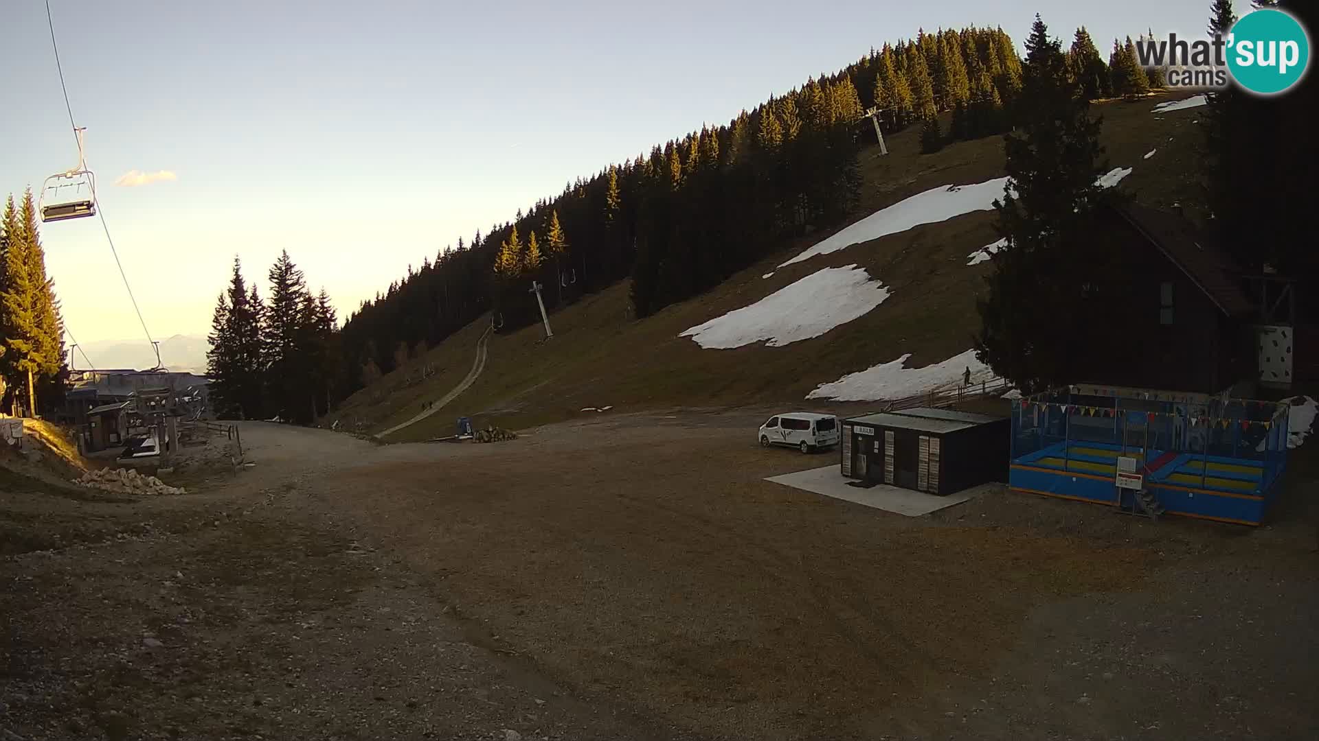 GOLTE Ski resort live webcam – view to Medvedjak – Slovenia