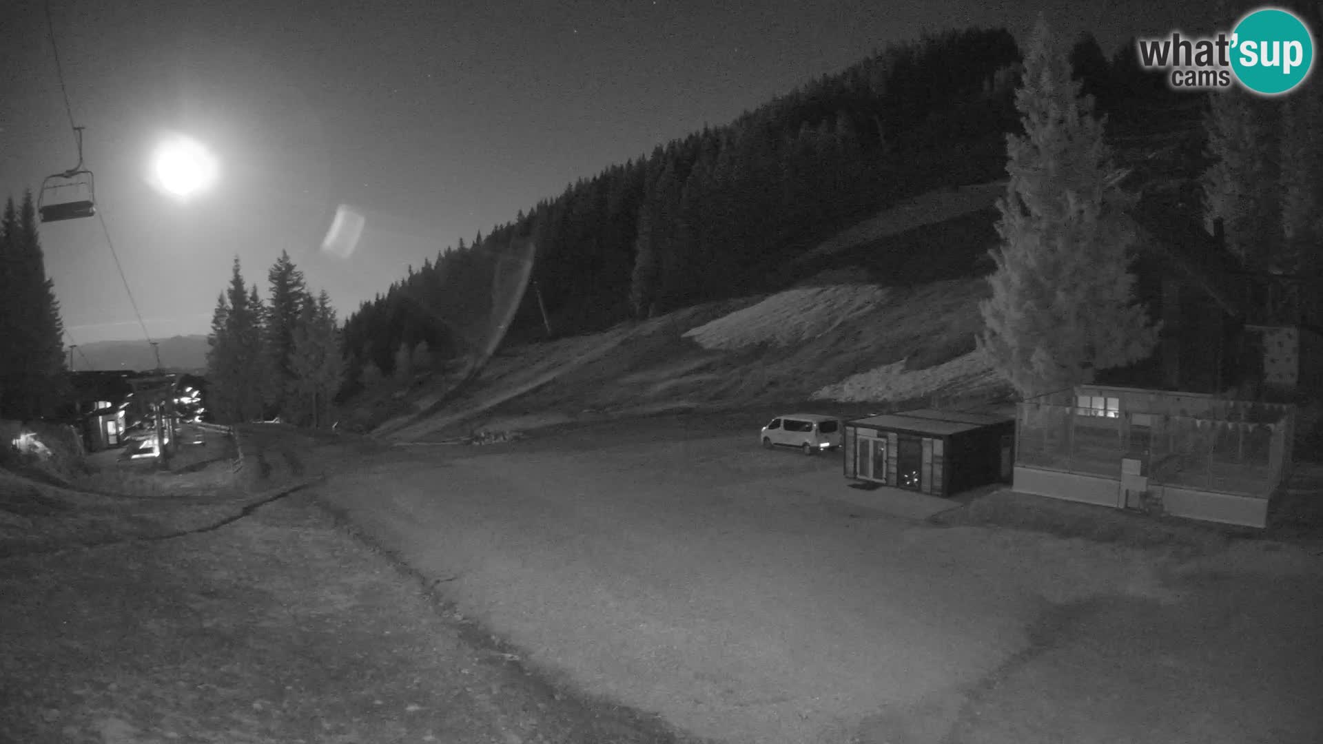 Cámara web en vivo de la estación de esquí GOLTE – vista a Medvedjak – Eslovenia