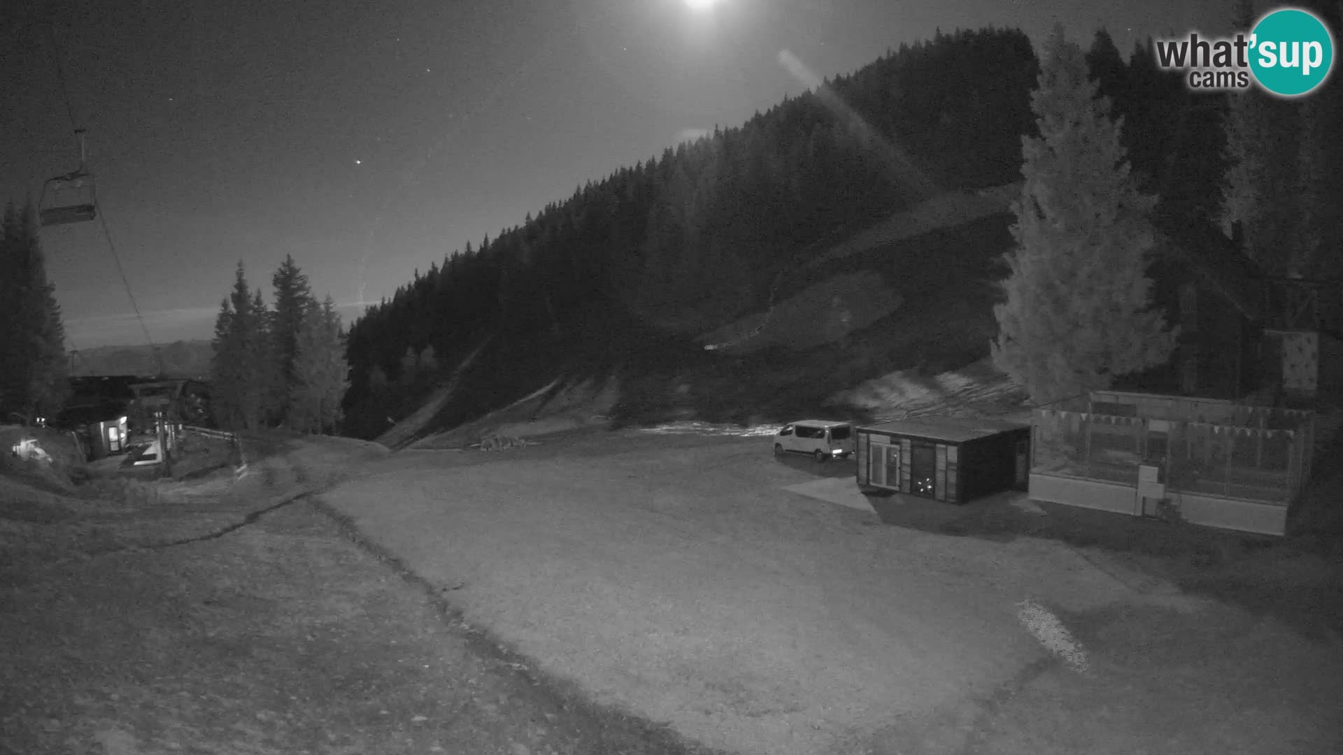Cámara web en vivo de la estación de esquí GOLTE – vista a Medvedjak – Eslovenia
