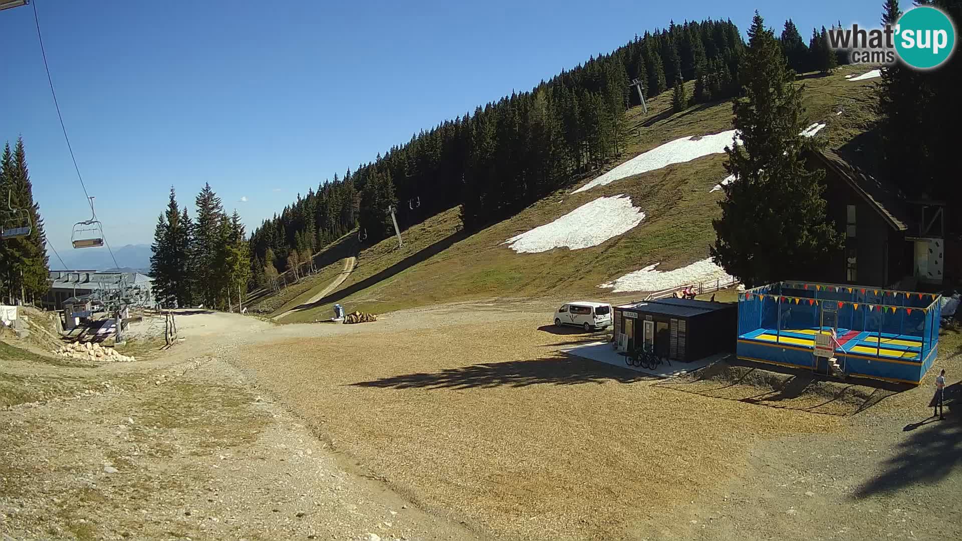 Webcam en direct de la station de ski de GOLTE – vue sur Medvedjak – Slovénie