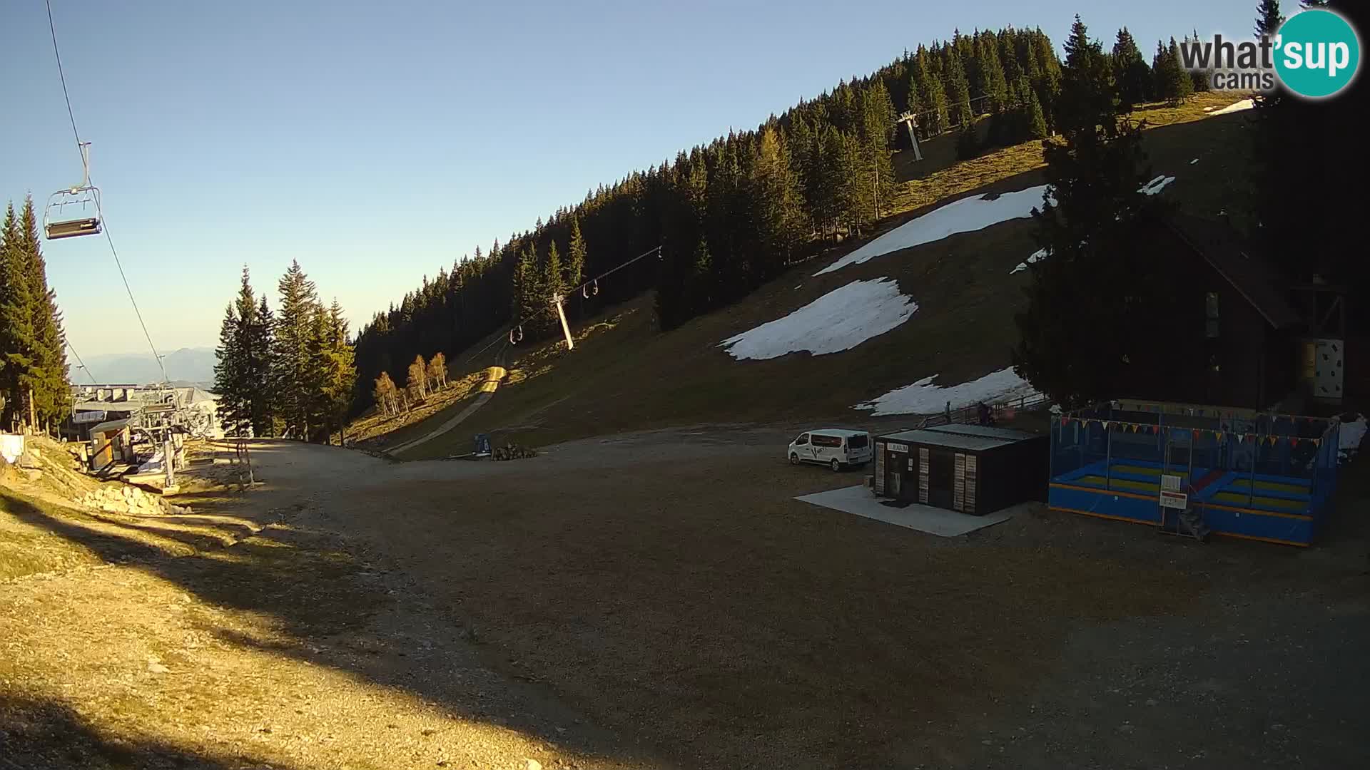 Webcam en direct de la station de ski de GOLTE – vue sur Medvedjak – Slovénie