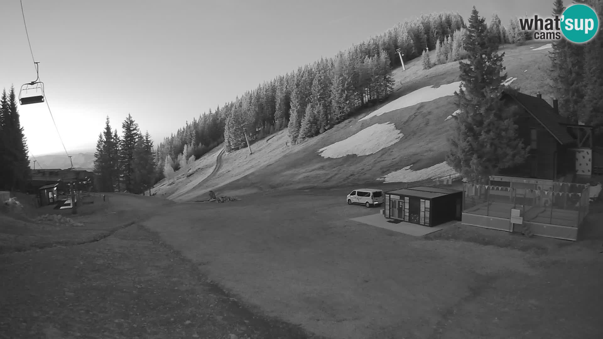 GOLTE Ski resort live webcam – view to Medvedjak – Slovenia
