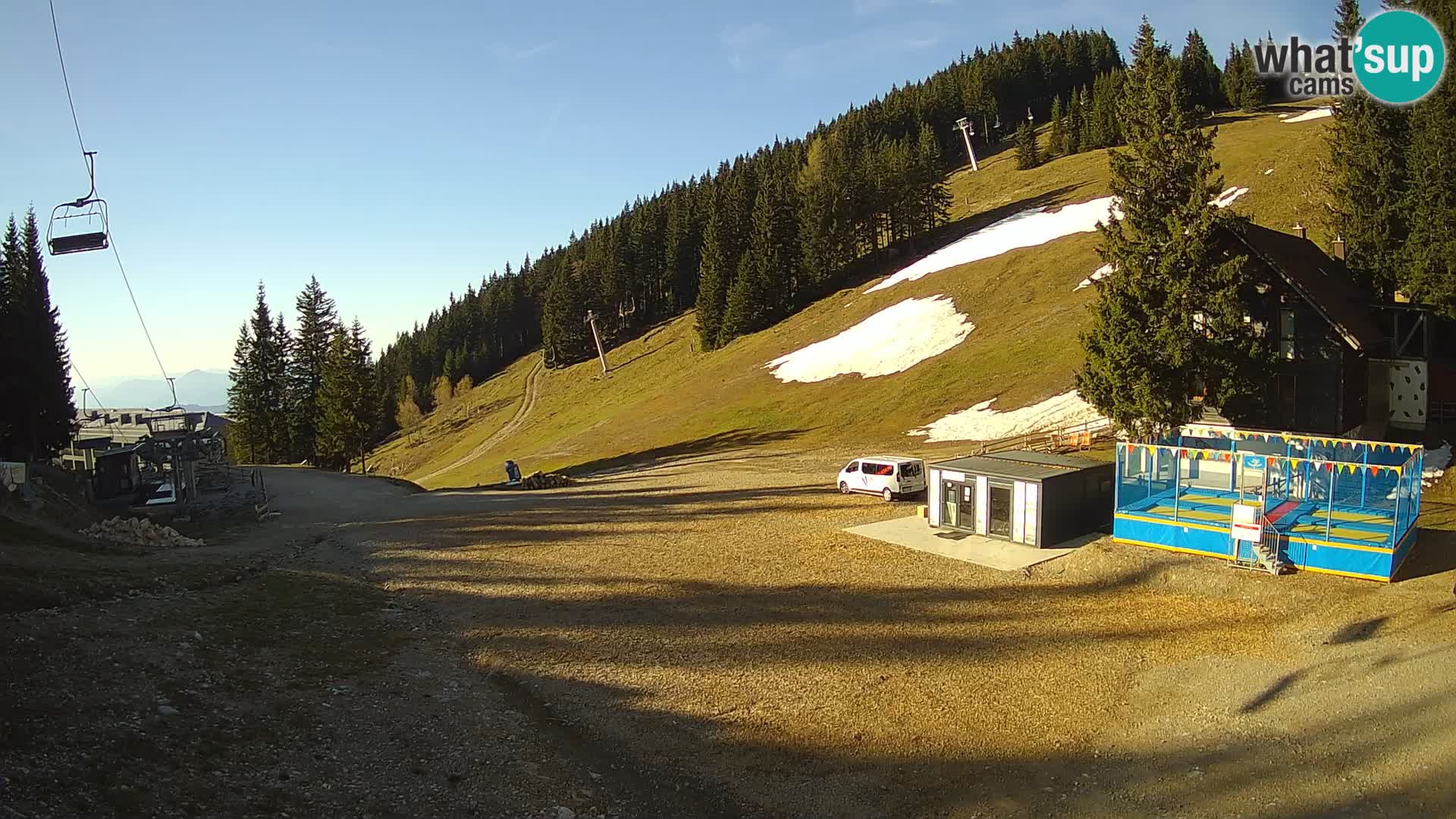 Webcam en direct de la station de ski de GOLTE – vue sur Medvedjak – Slovénie