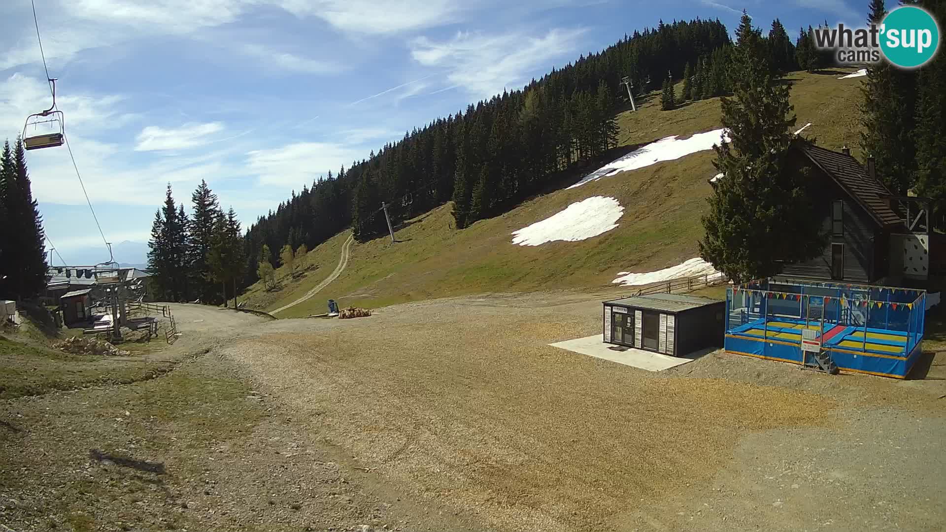 GOLTE Ski resort live webcam – view to Medvedjak – Slovenia