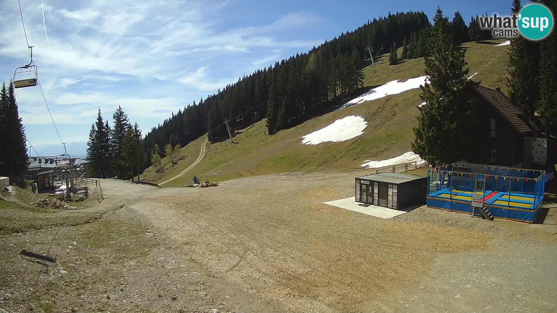 GOLTE Ski resort live webcam – view to Medvedjak – Slovenia