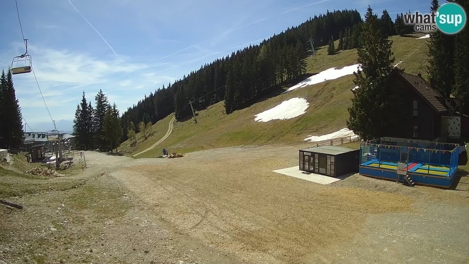GOLTE Ski resort live webcam – view to Medvedjak – Slovenia