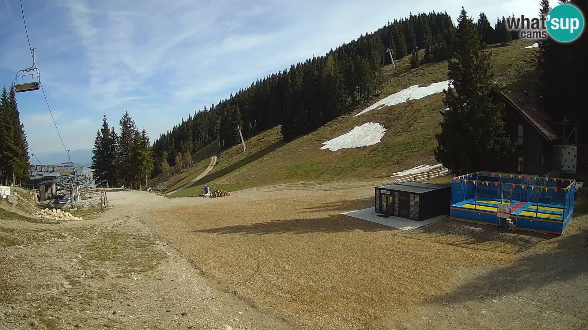 GOLTE Ski resort live webcam – view to Medvedjak – Slovenia