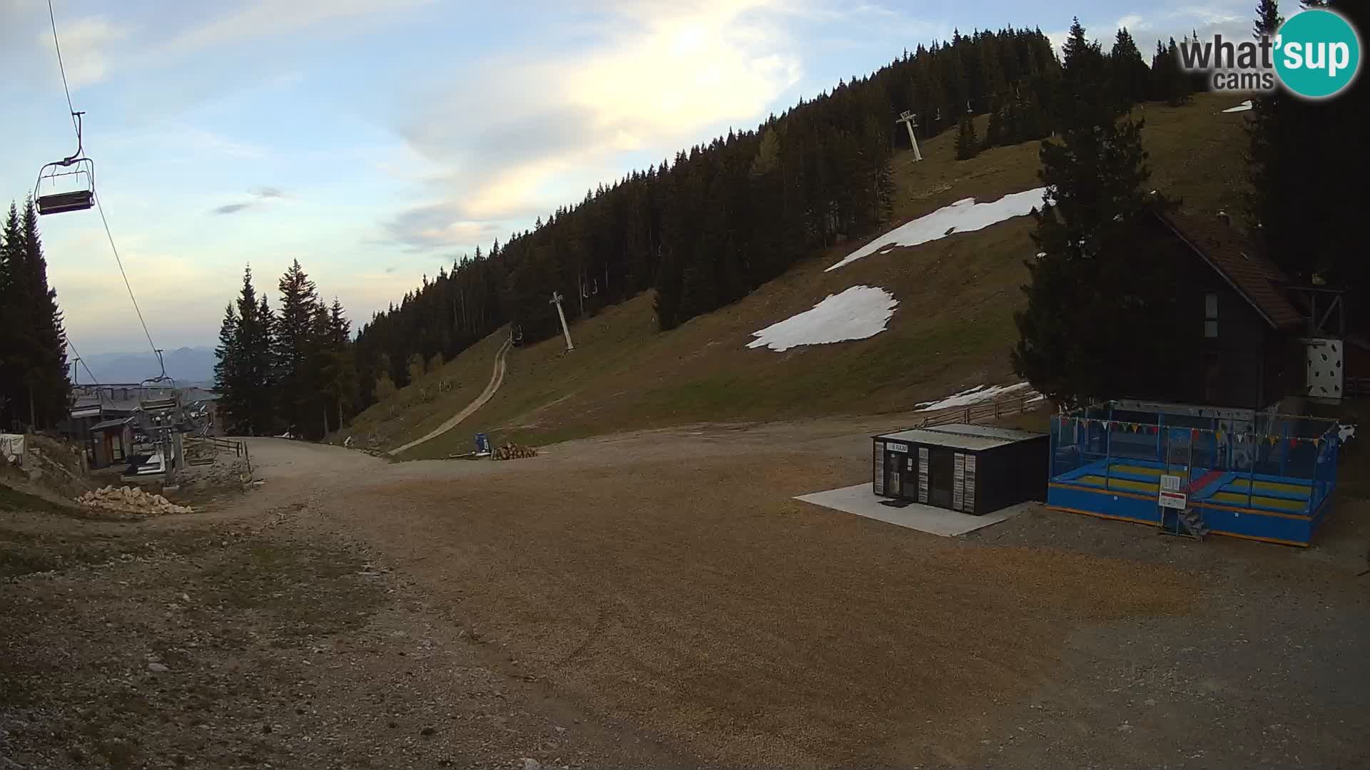 GOLTE Ski resort live webcam – view to Medvedjak – Slovenia