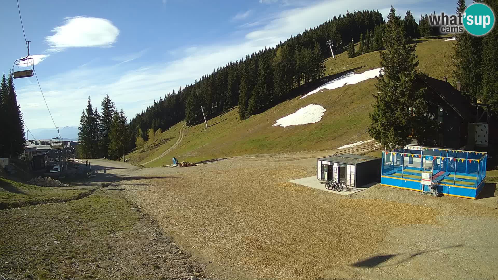 Cámara web en vivo de la estación de esquí GOLTE – vista a Medvedjak – Eslovenia