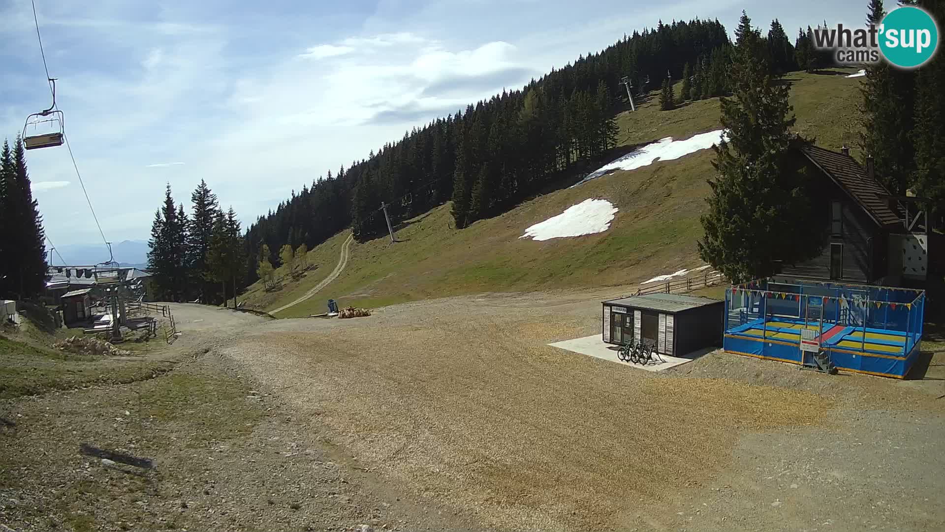 GOLTE Ski resort live webcam – view to Medvedjak – Slovenia