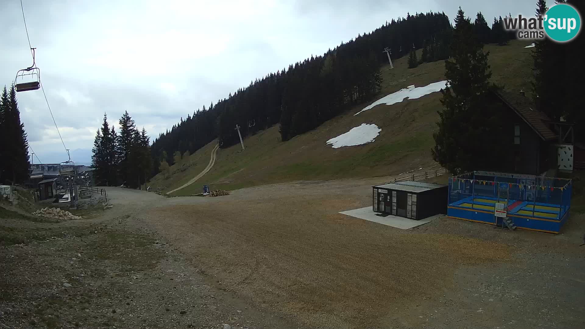Webcam en direct de la station de ski de GOLTE – vue sur Medvedjak – Slovénie