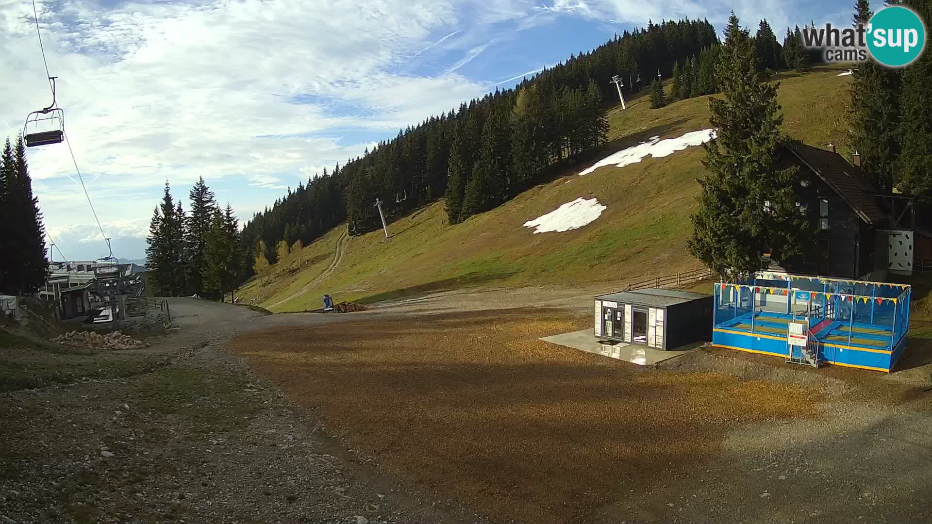 GOLTE skijalište web kamera – pogled na Medvedjak – Slovenija