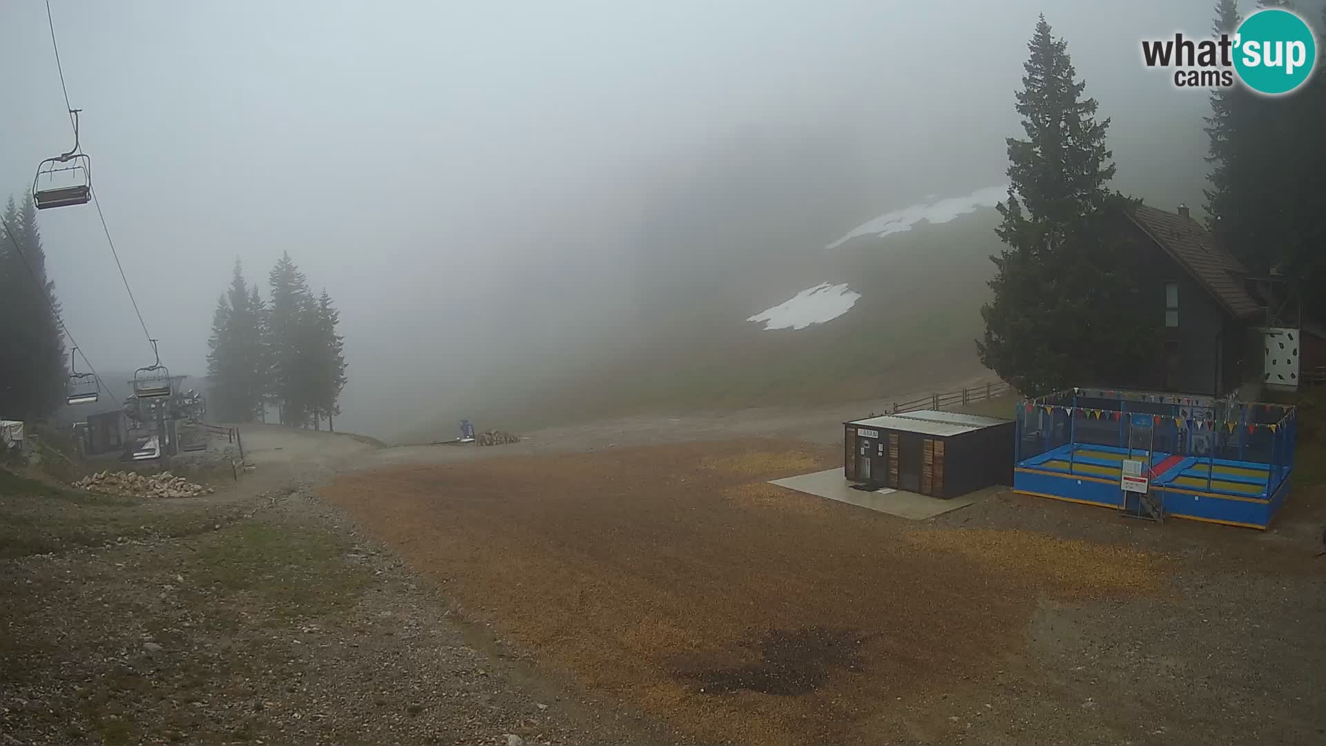 Cámara web en vivo de la estación de esquí GOLTE – vista a Medvedjak – Eslovenia