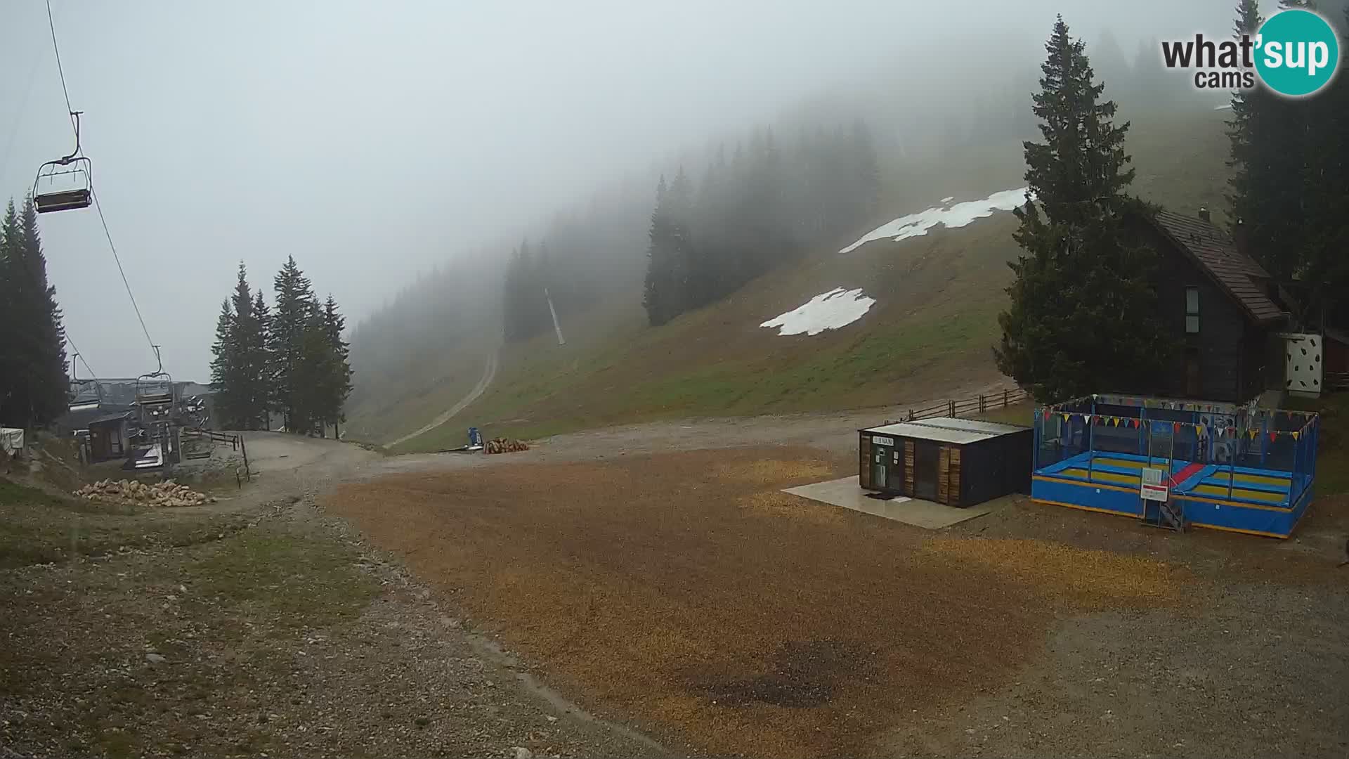 Webcam en direct de la station de ski de GOLTE – vue sur Medvedjak – Slovénie