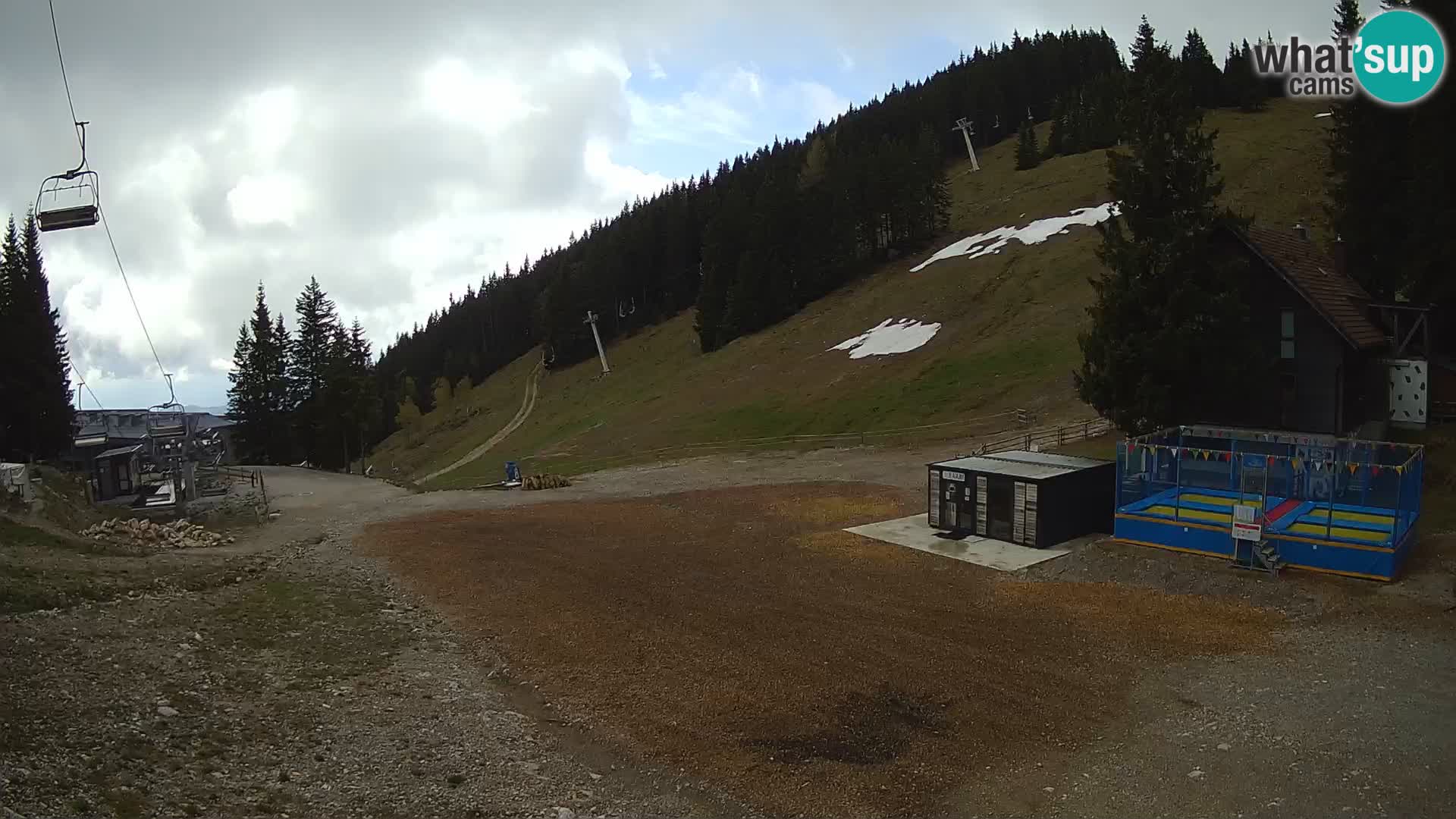 GOLTE Ski resort live webcam – view to Medvedjak – Slovenia