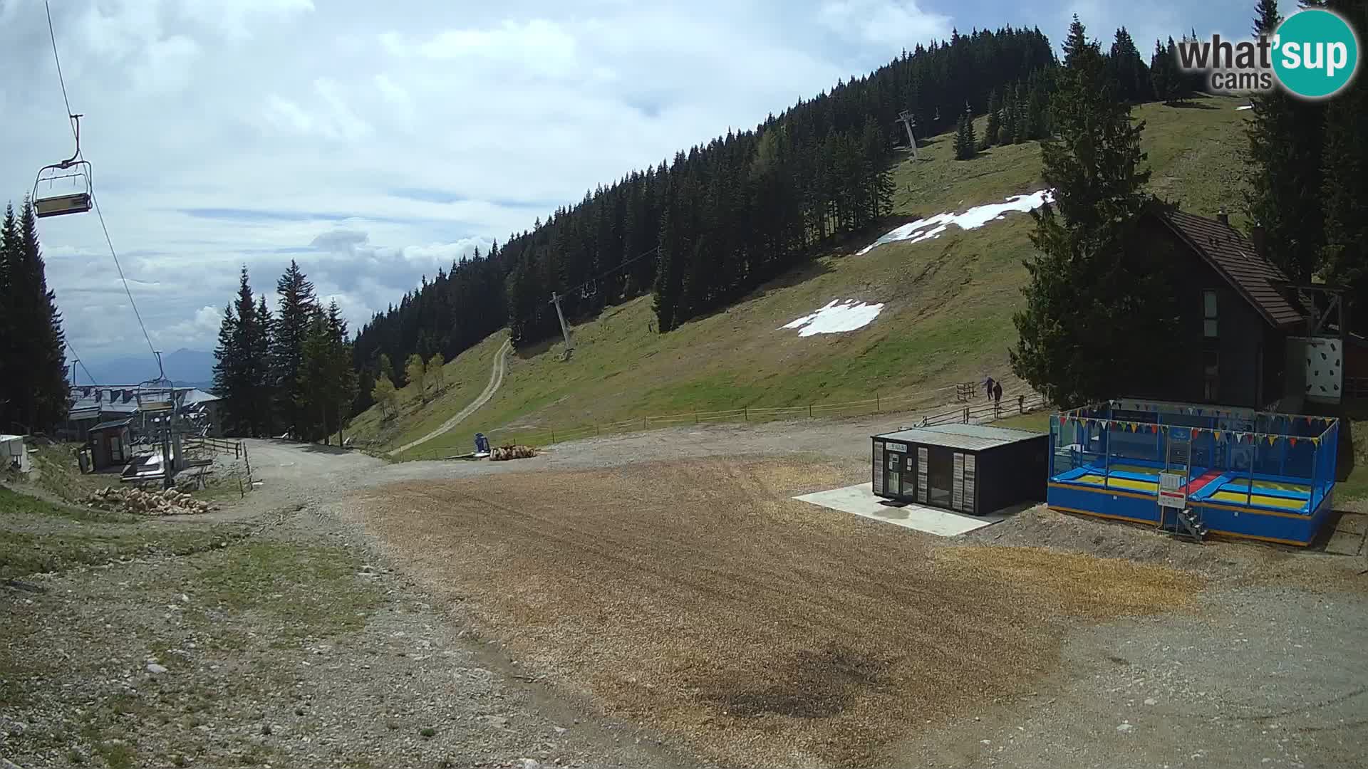 GOLTE skijalište web kamera – pogled na Medvedjak – Slovenija