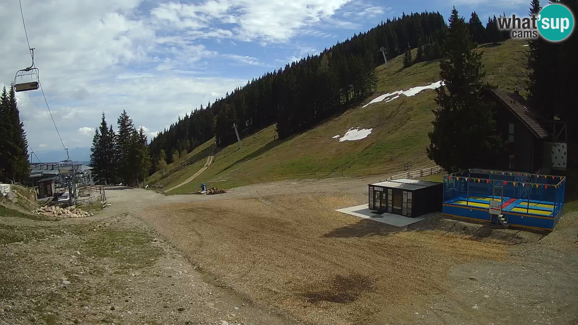 Cámara web en vivo de la estación de esquí GOLTE – vista a Medvedjak – Eslovenia