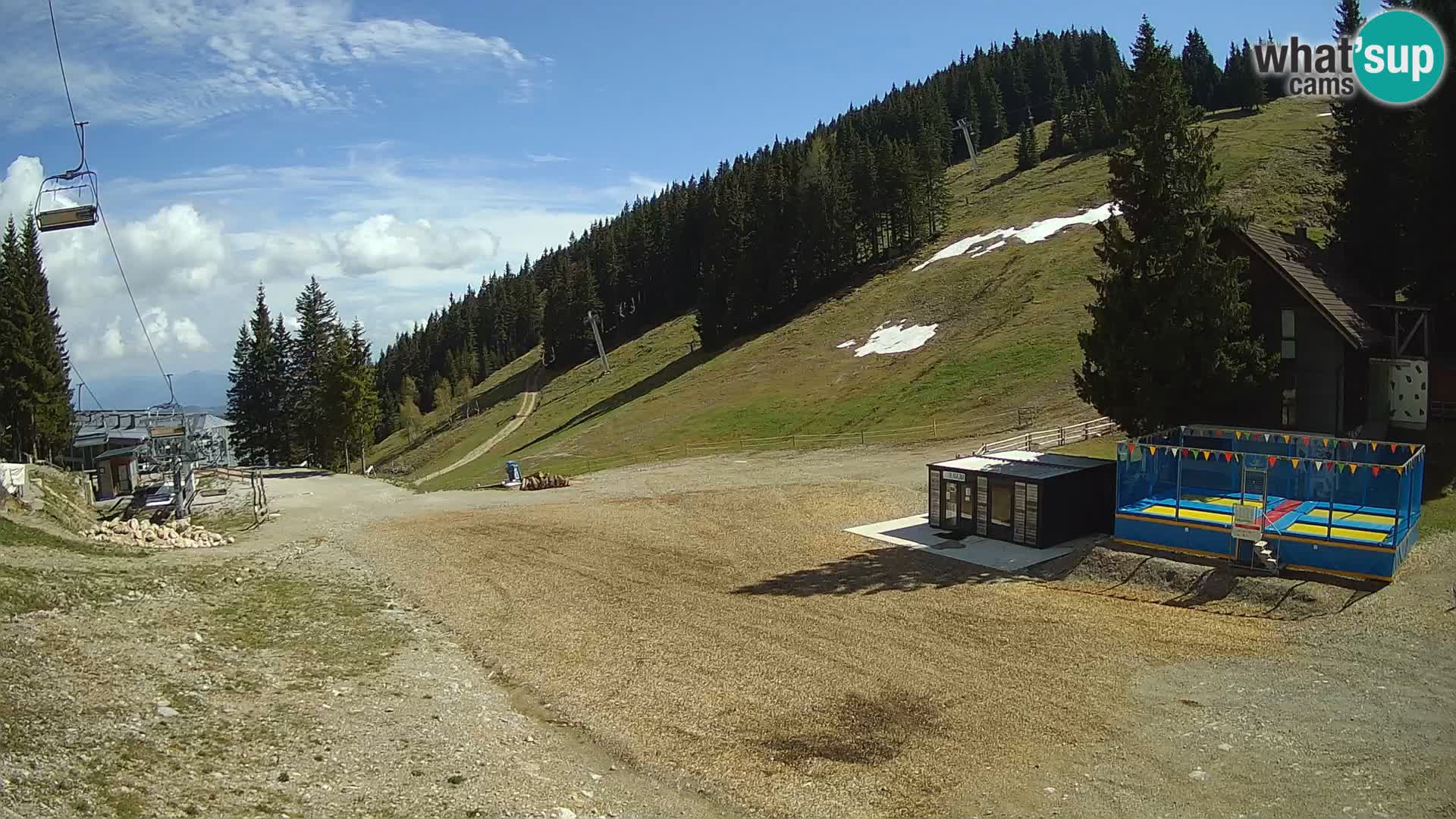 Cámara web en vivo de la estación de esquí GOLTE – vista a Medvedjak – Eslovenia