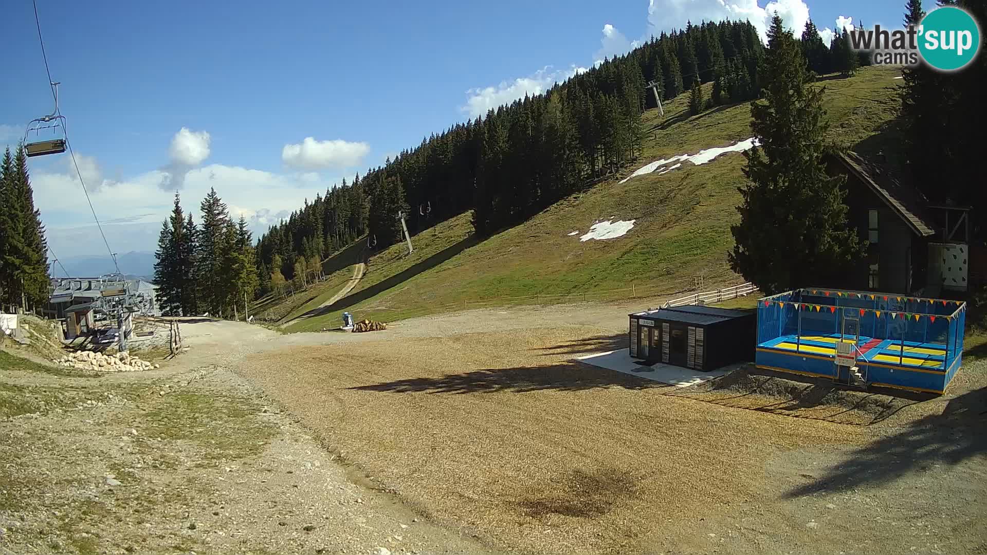 Cámara web en vivo de la estación de esquí GOLTE – vista a Medvedjak – Eslovenia