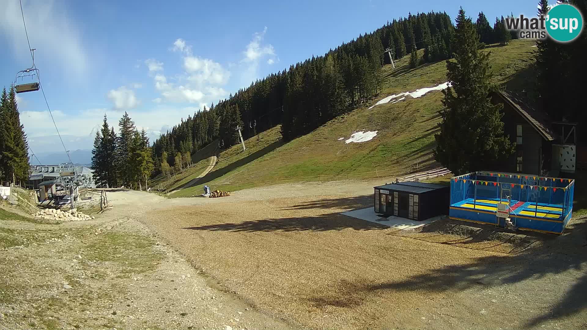 Webcam en direct de la station de ski de GOLTE – vue sur Medvedjak – Slovénie