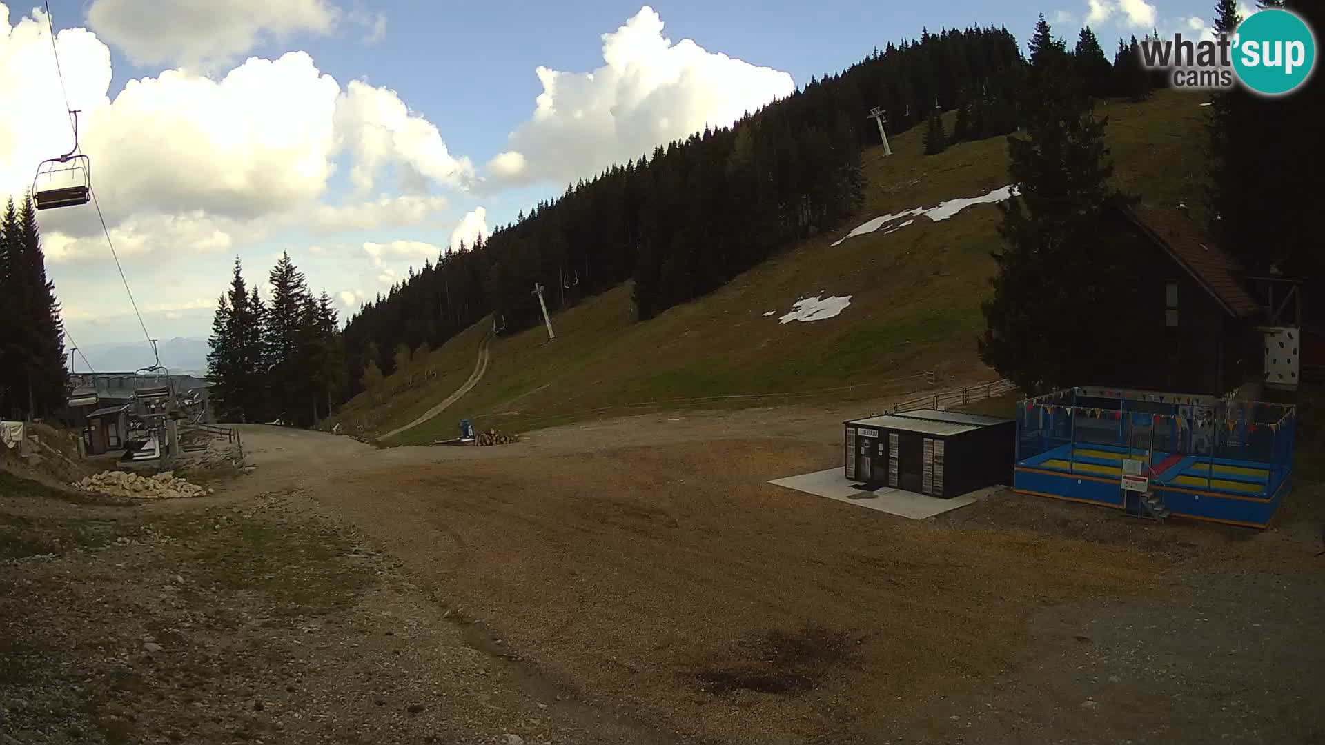 Cámara web en vivo de la estación de esquí GOLTE – vista a Medvedjak – Eslovenia