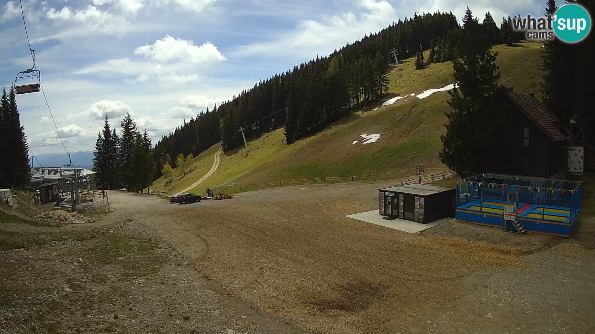 GOLTE Ski resort live webcam – view to Medvedjak – Slovenia