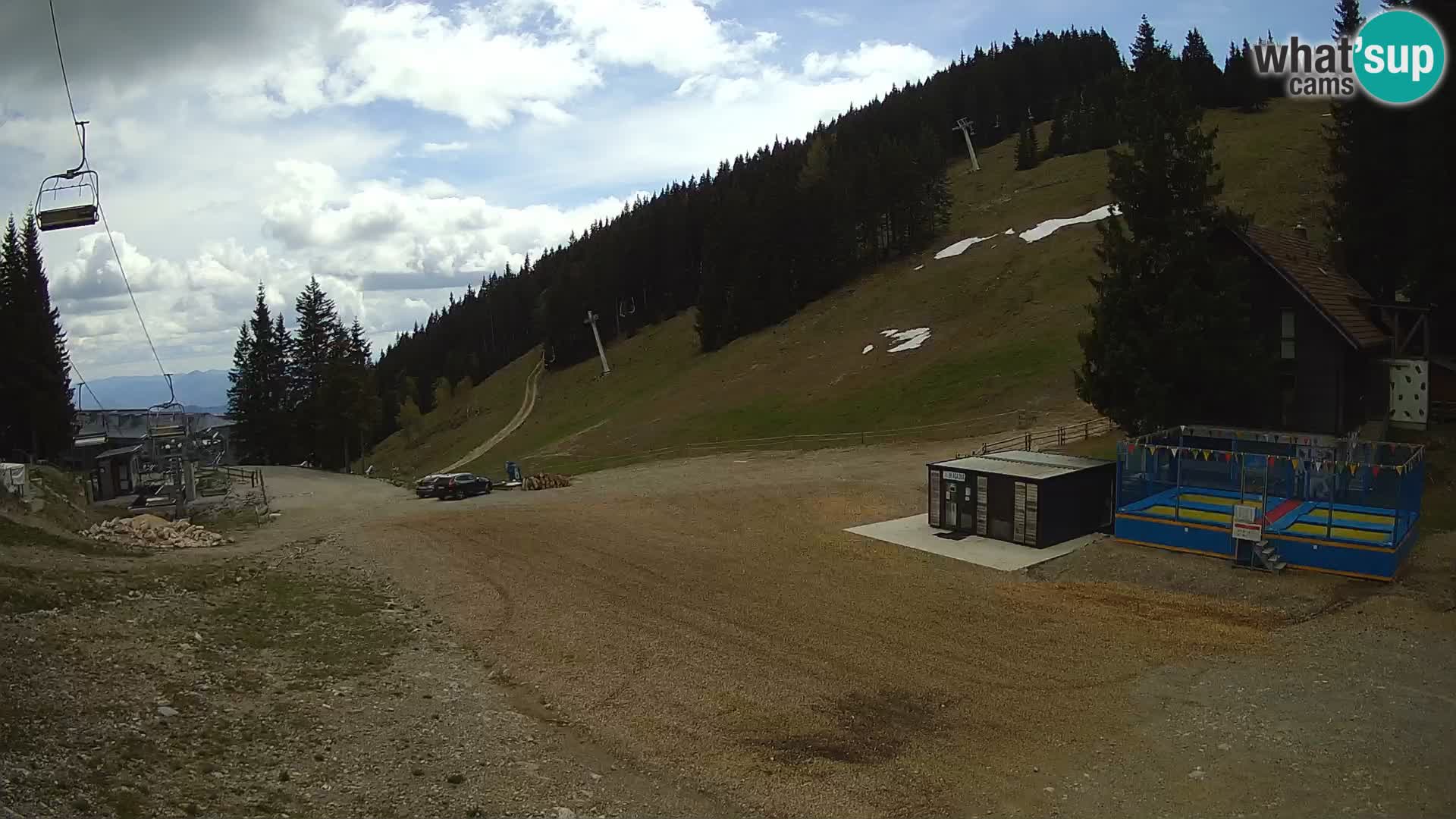 Cámara web en vivo de la estación de esquí GOLTE – vista a Medvedjak – Eslovenia