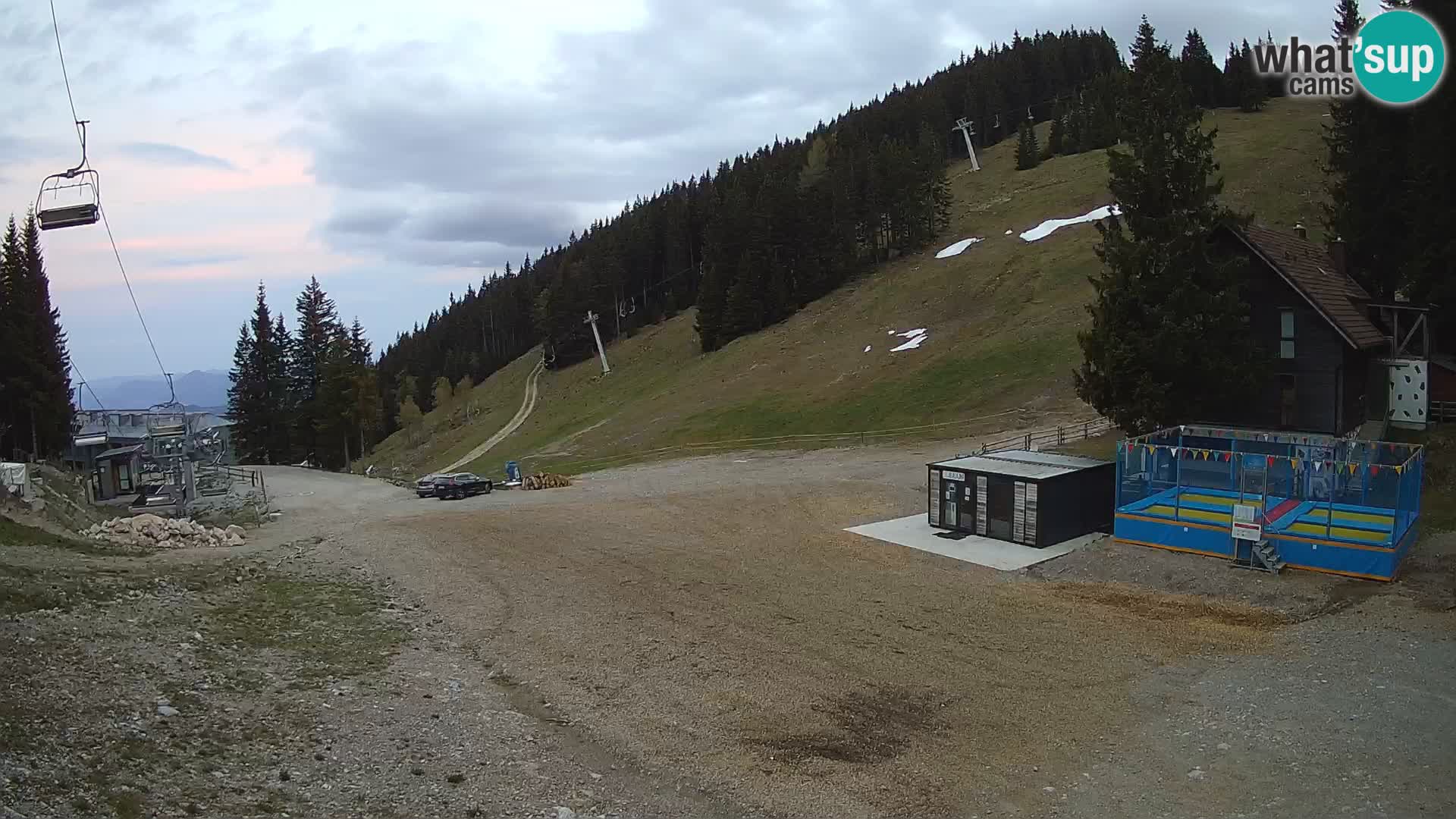 GOLTE Ski resort live webcam – view to Medvedjak – Slovenia