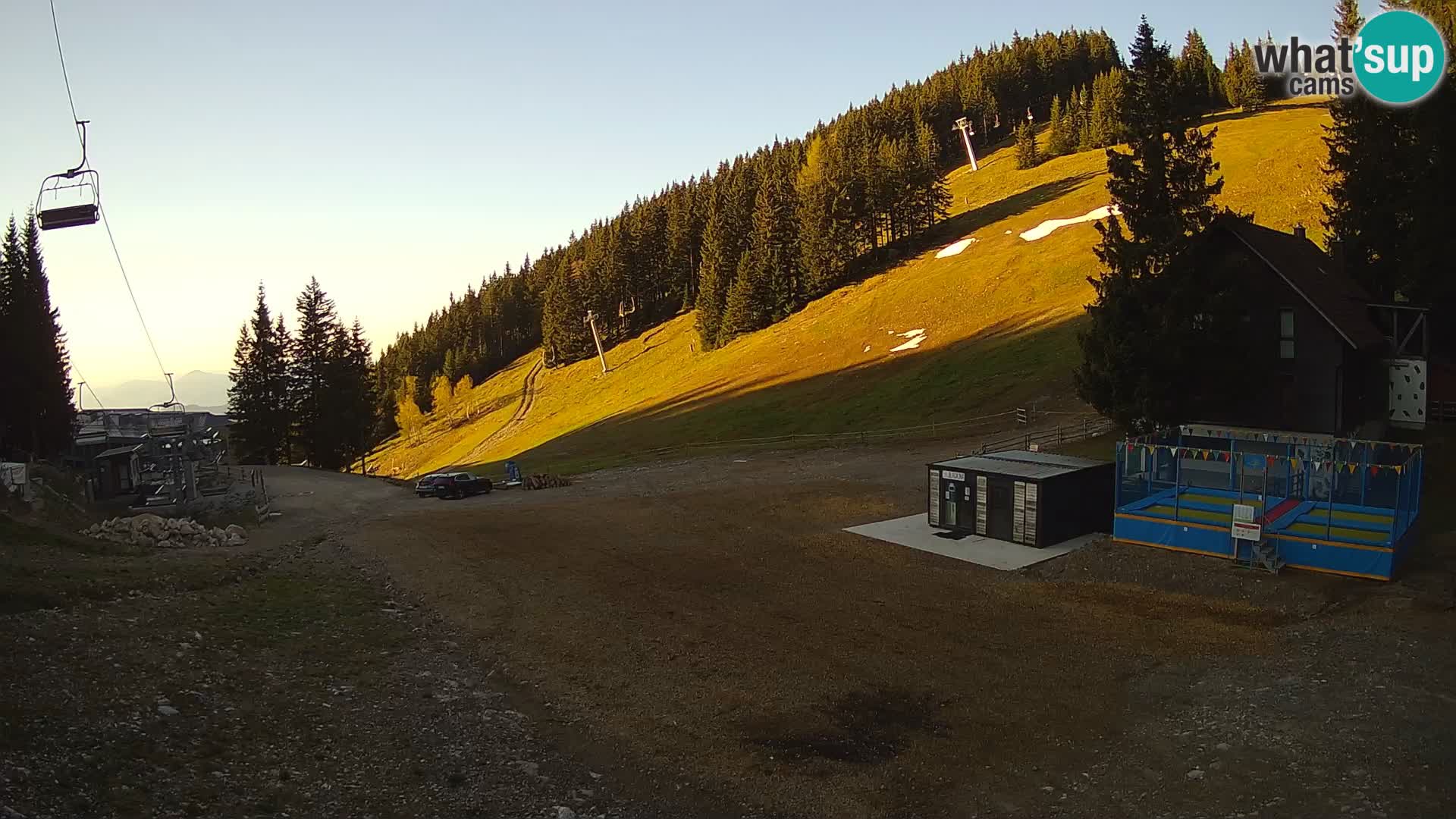 GOLTE Ski resort live webcam – view to Medvedjak – Slovenia