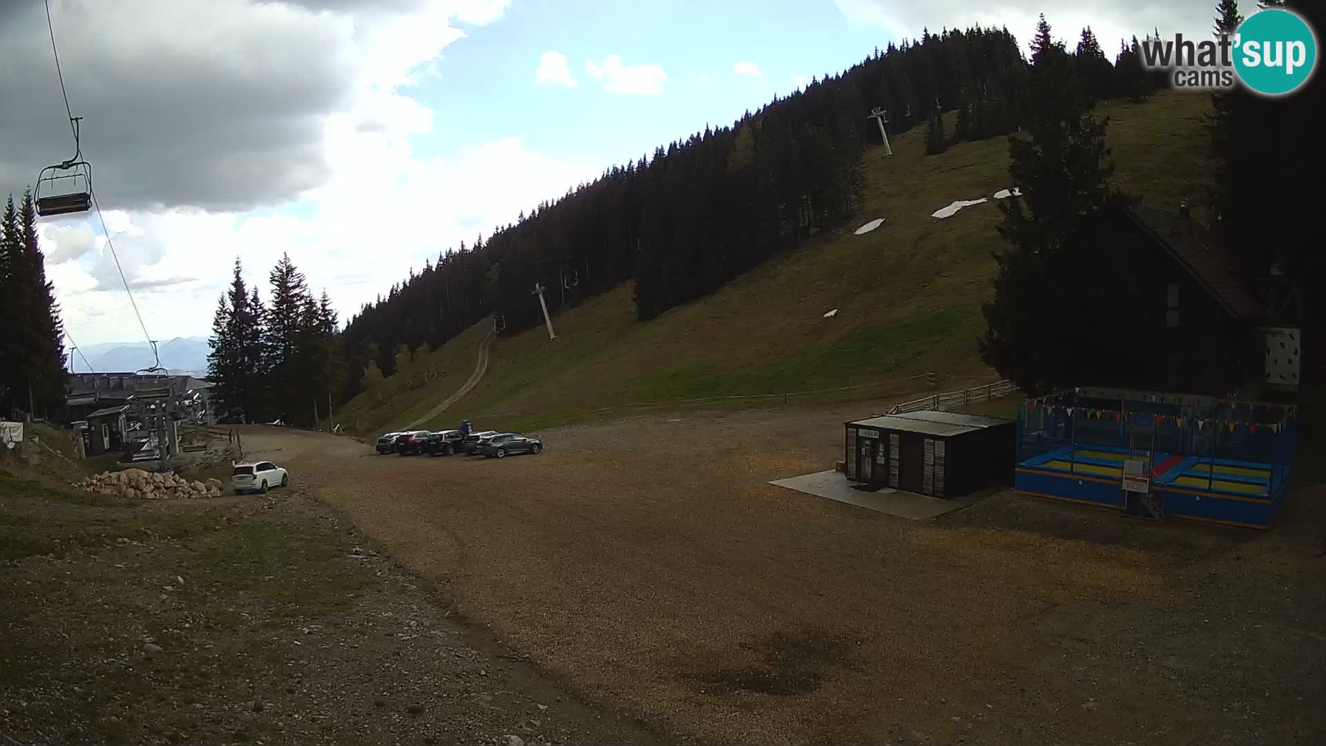 Cámara web en vivo de la estación de esquí GOLTE – vista a Medvedjak – Eslovenia