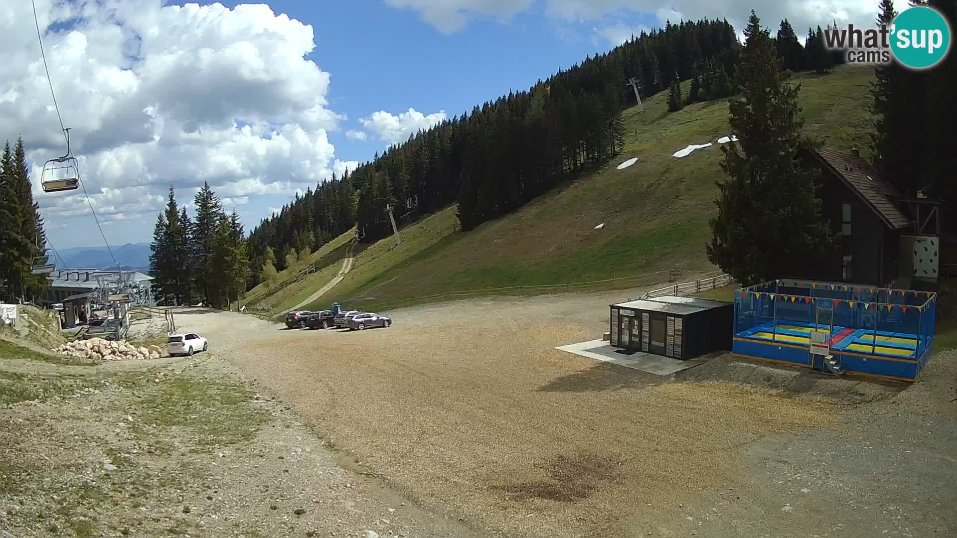 GOLTE skijalište web kamera – pogled na Medvedjak – Slovenija