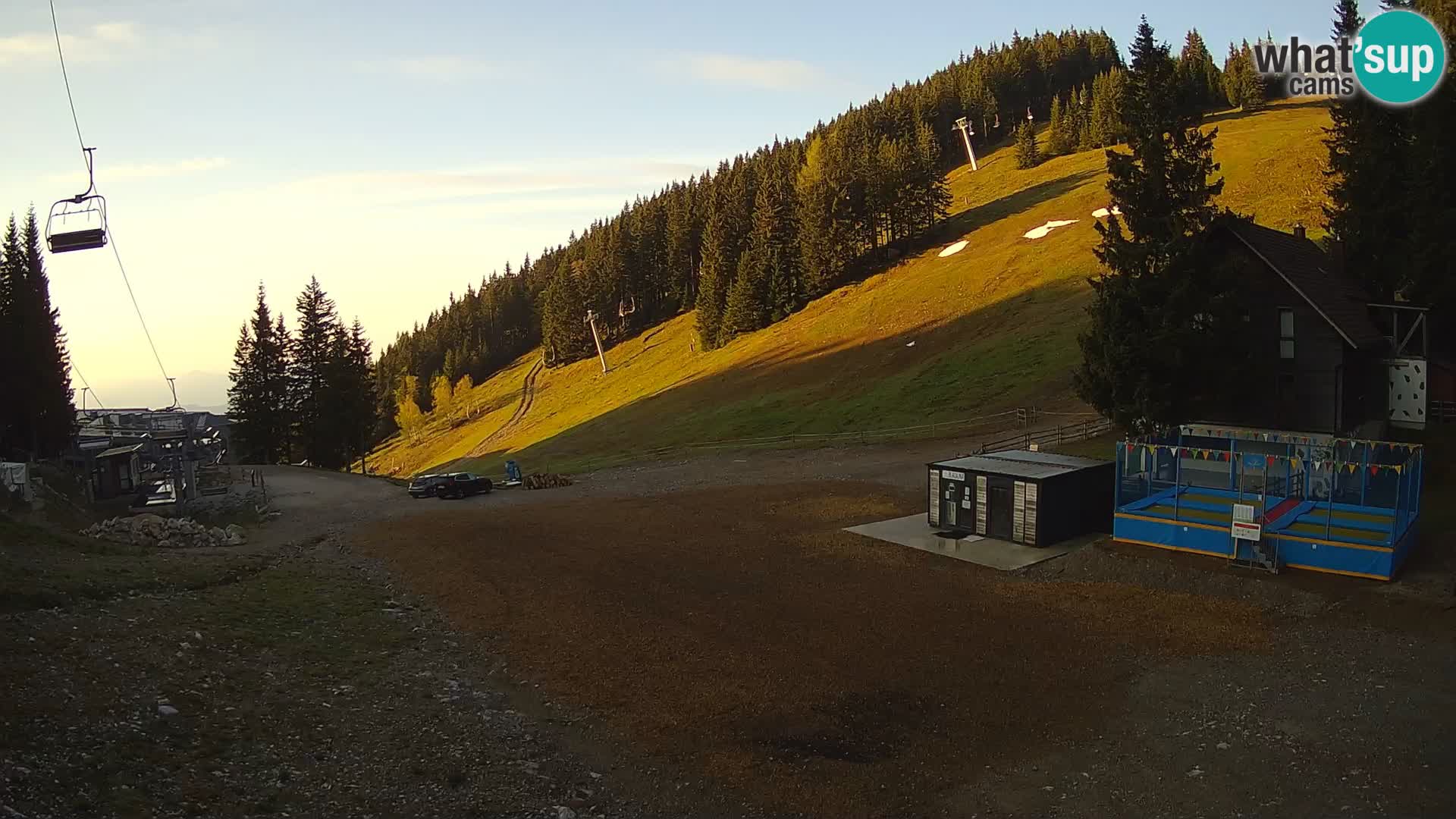 GOLTE Ski resort live webcam – view to Medvedjak – Slovenia