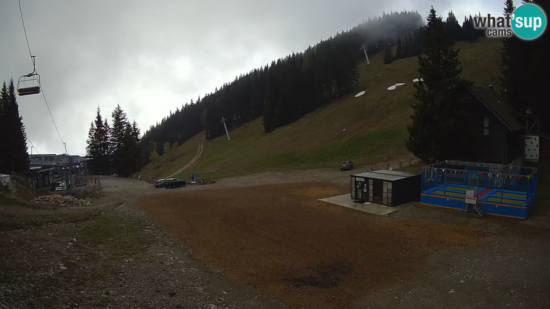 Webcam en direct de la station de ski de GOLTE – vue sur Medvedjak – Slovénie
