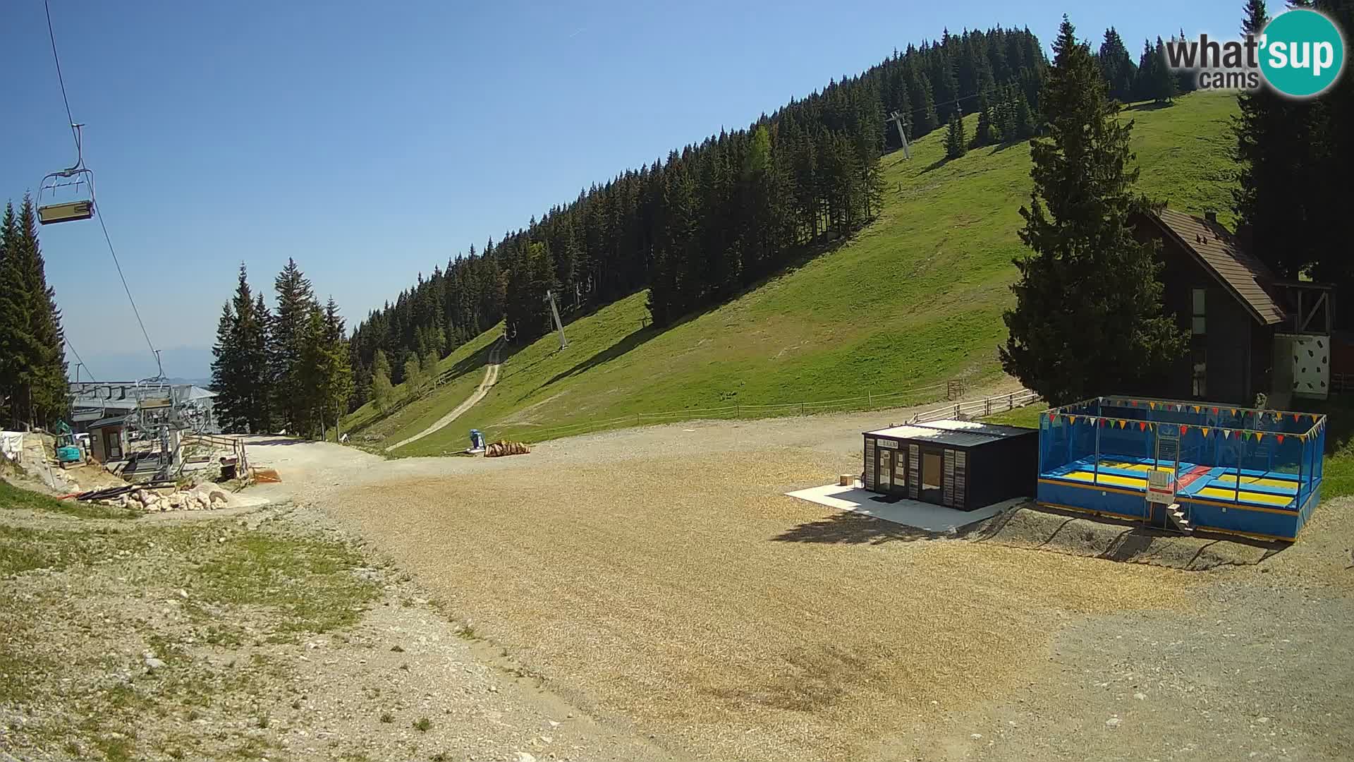 GOLTE Ski resort live webcam – view to Medvedjak – Slovenia