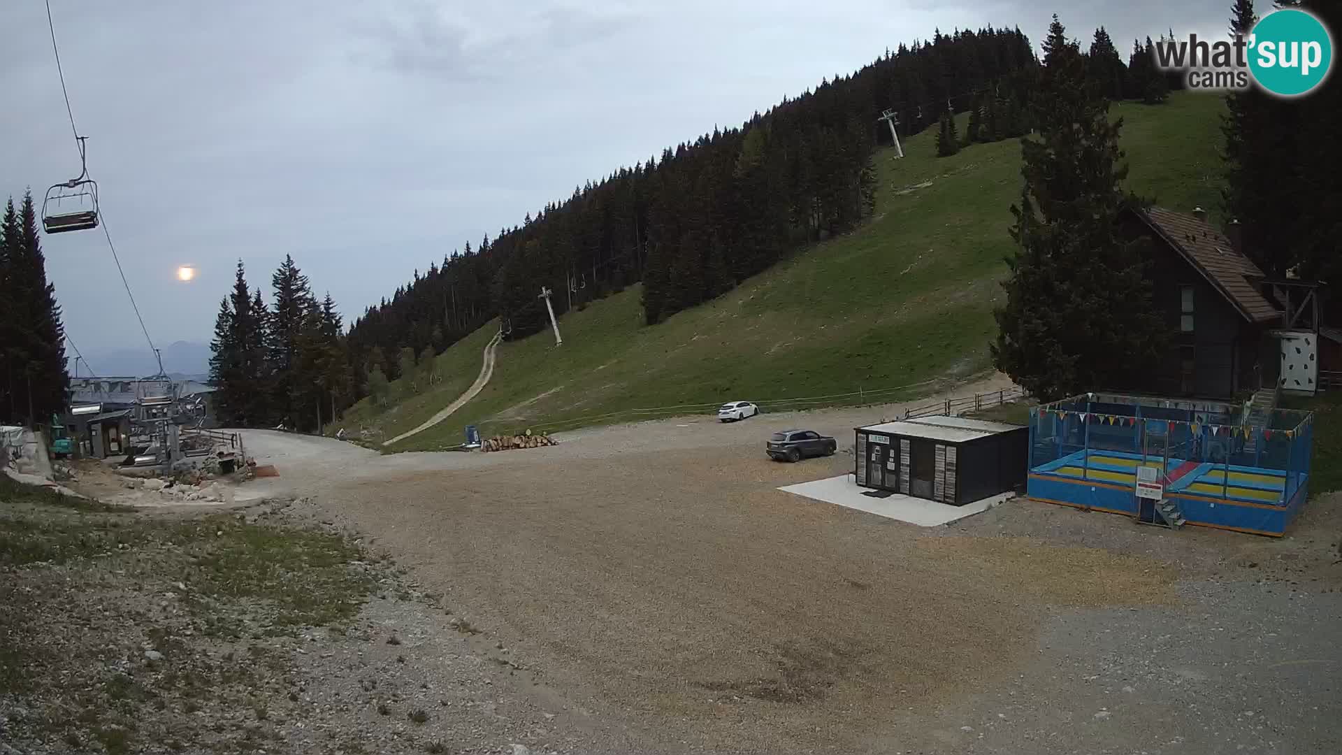 GOLTE Ski resort live webcam – view to Medvedjak – Slovenia