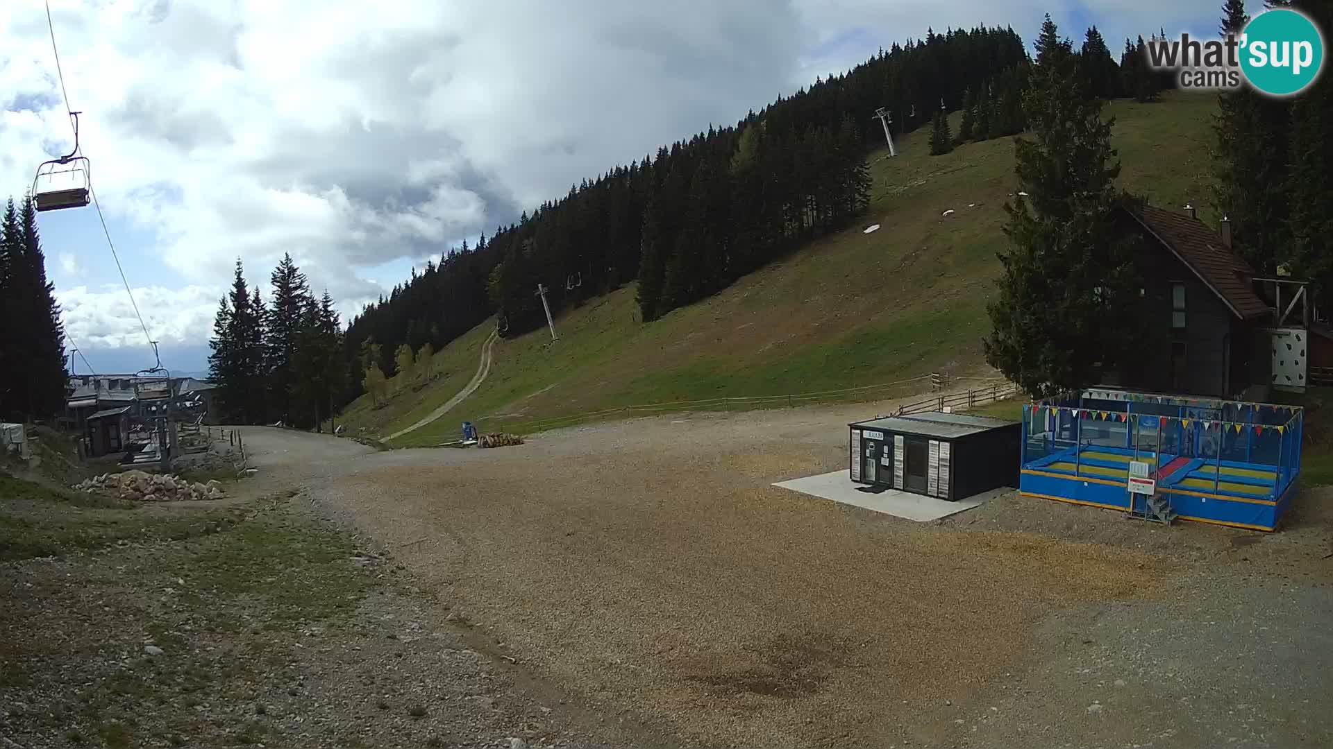 Webcam en direct de la station de ski de GOLTE – vue sur Medvedjak – Slovénie