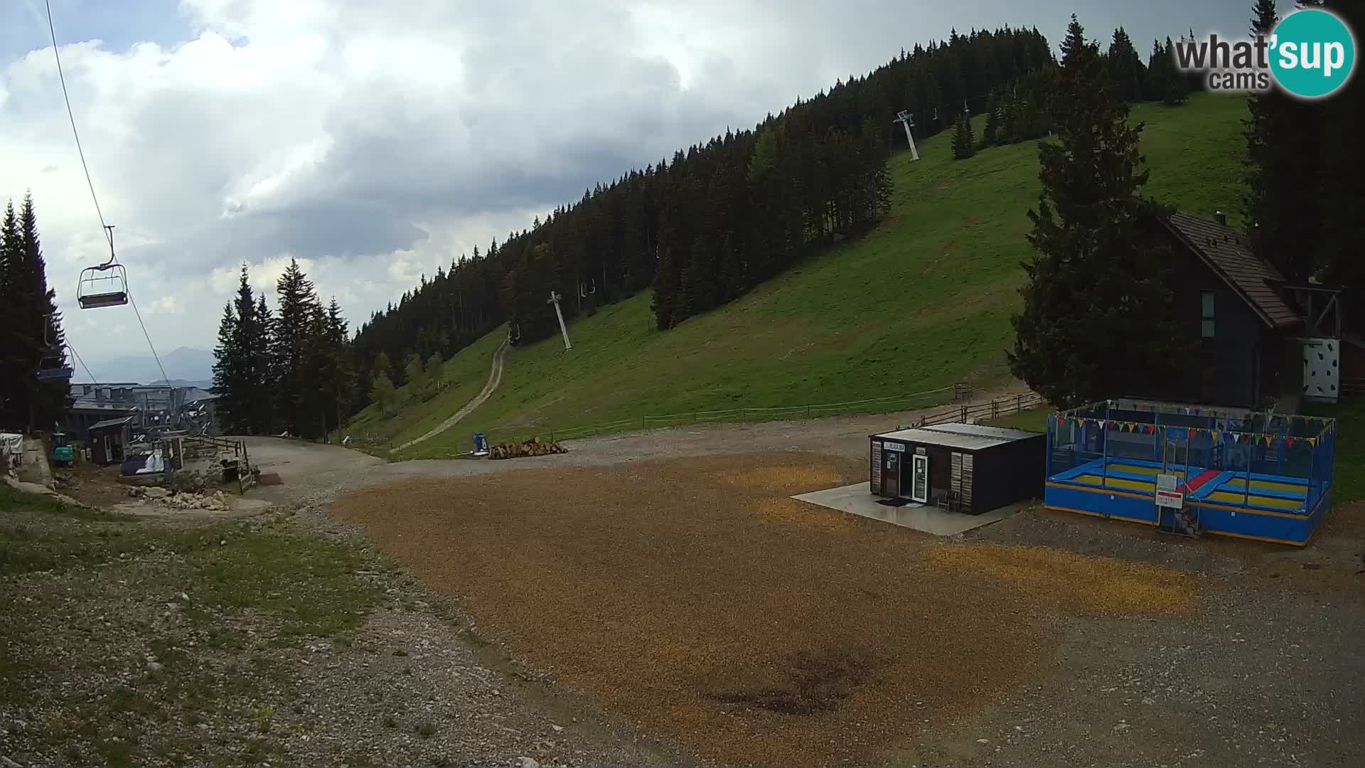 GOLTE Ski resort live webcam – view to Medvedjak – Slovenia