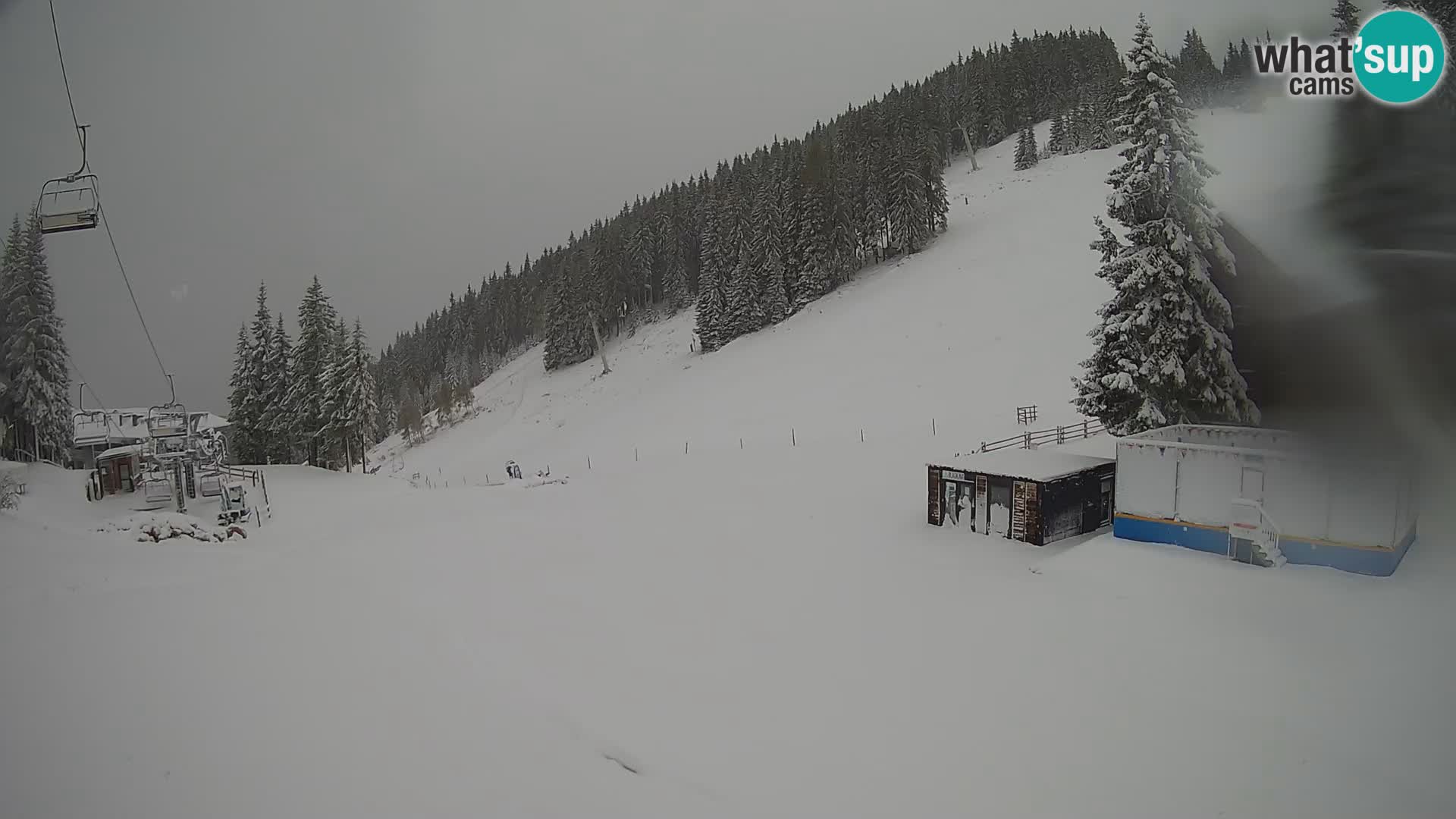 GOLTE Ski resort live webcam – view to Medvedjak – Slovenia