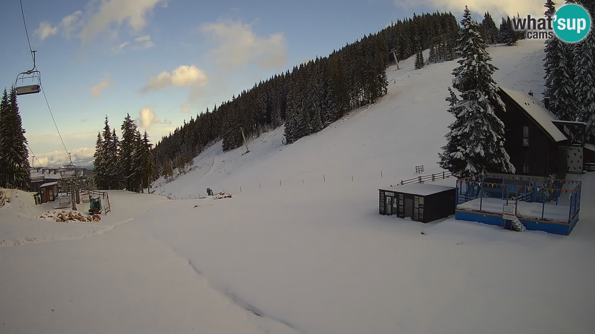 GOLTE Skigebiet webcam – Schöne Aussicht auf Medvedjak – Slowenien