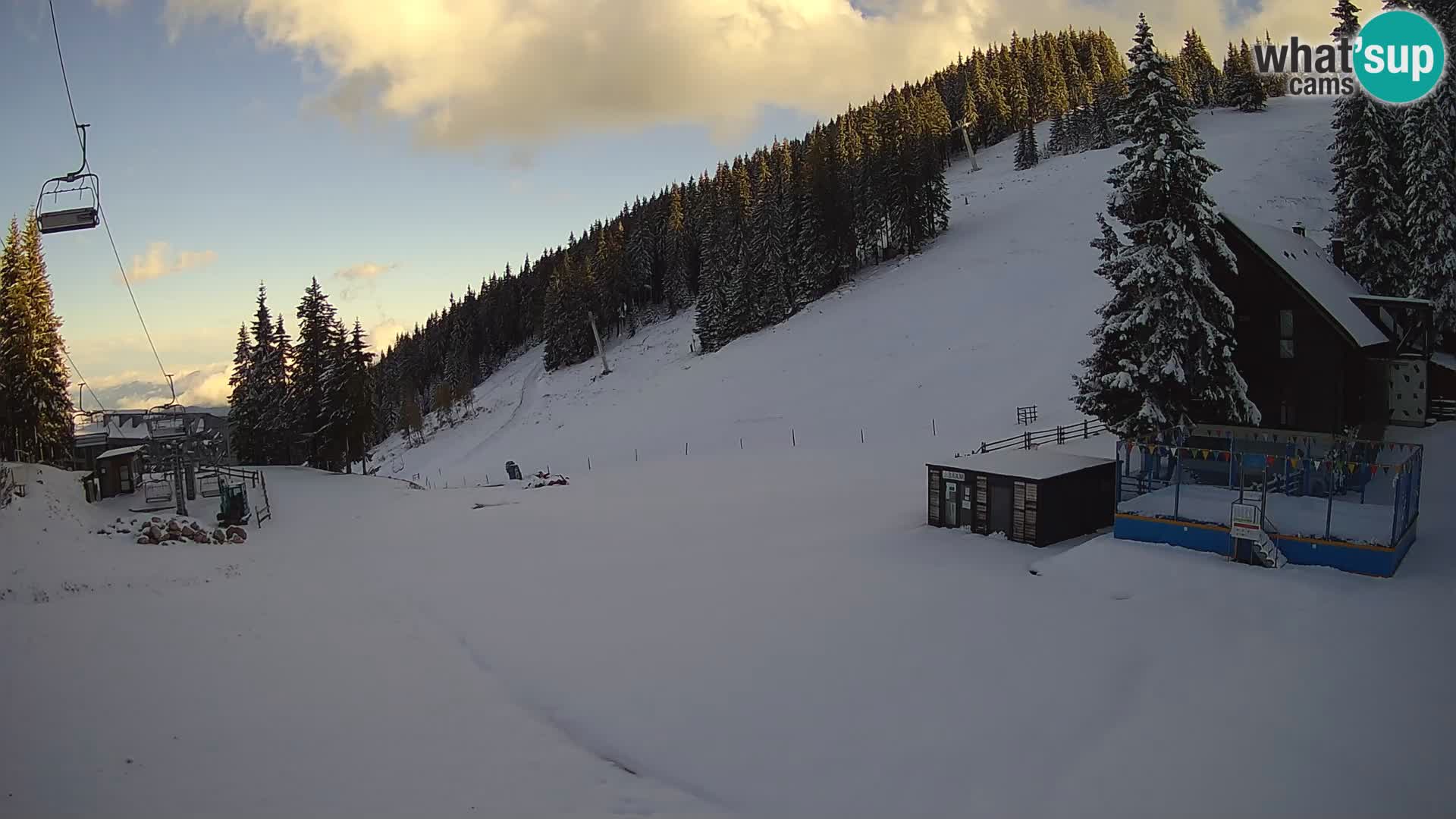 GOLTE stazione sciistica webcam – vista Medvedjak – Slovenia