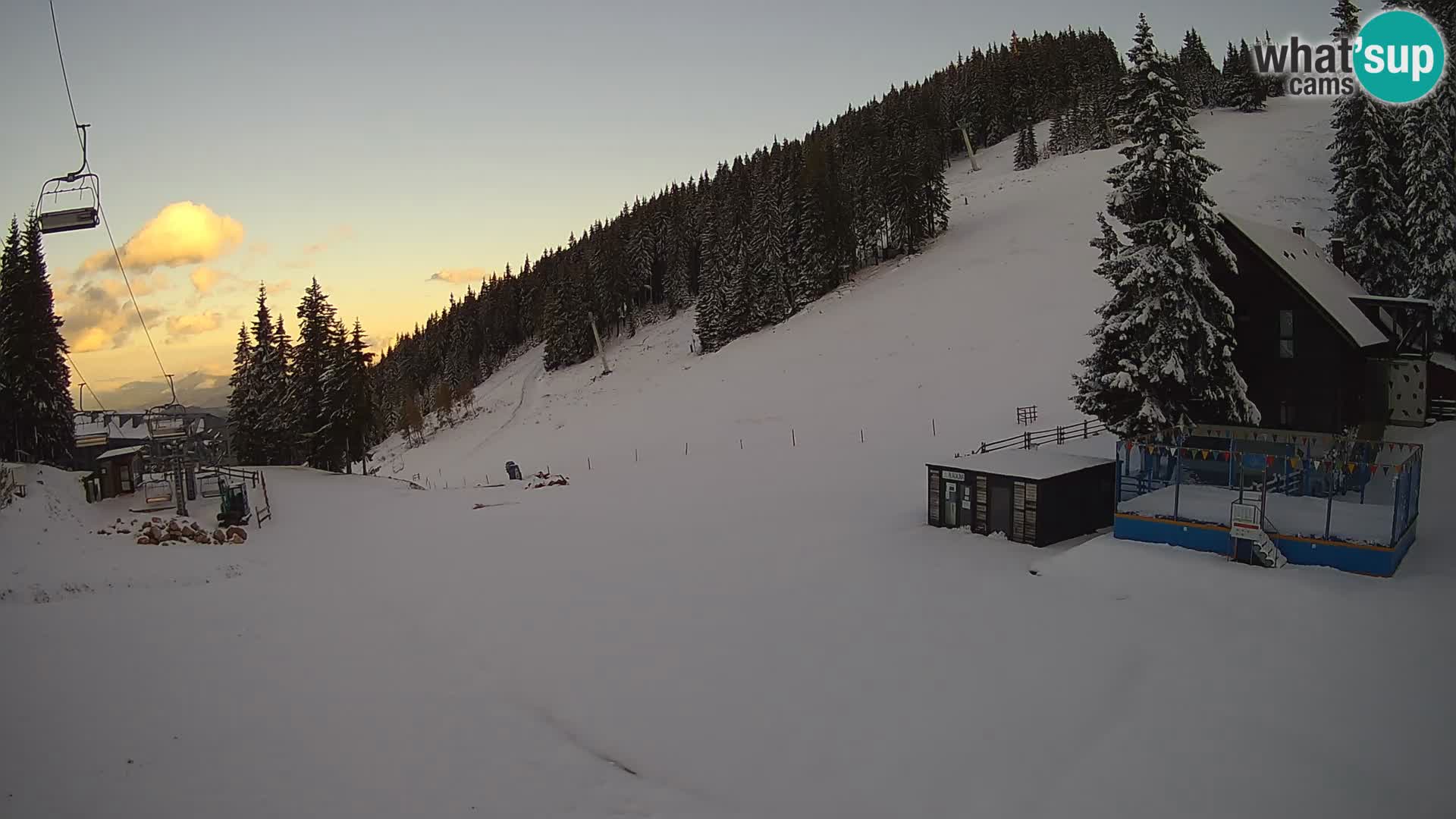 GOLTE stazione sciistica webcam – vista Medvedjak – Slovenia